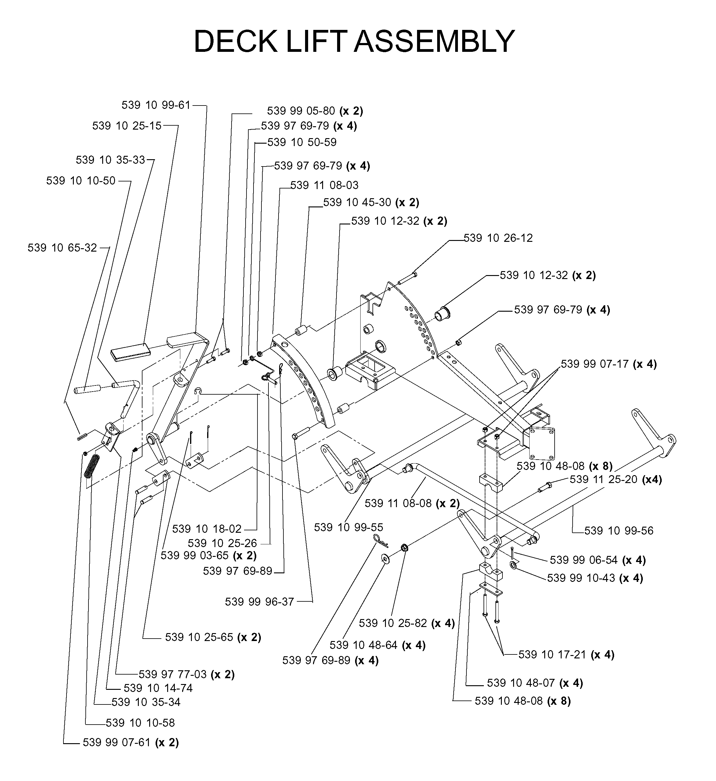 MOWER LIFT / DECK LIFT