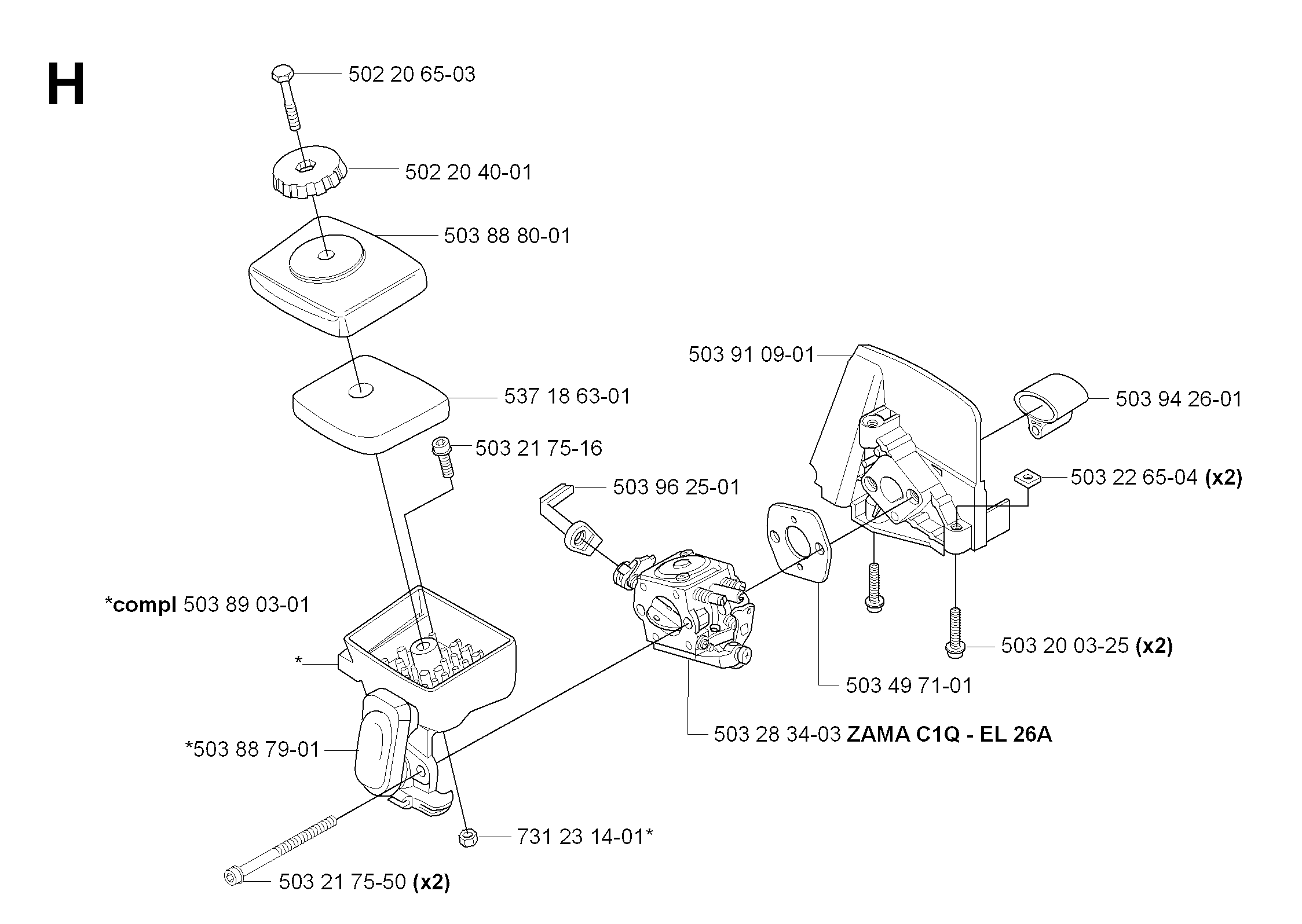 CARBURETOR & AIR FILTER