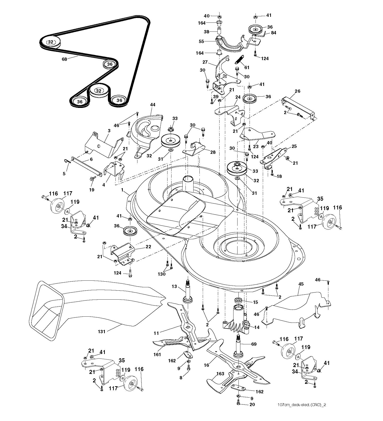 CYLINDER, PISTON & MUFFLER
