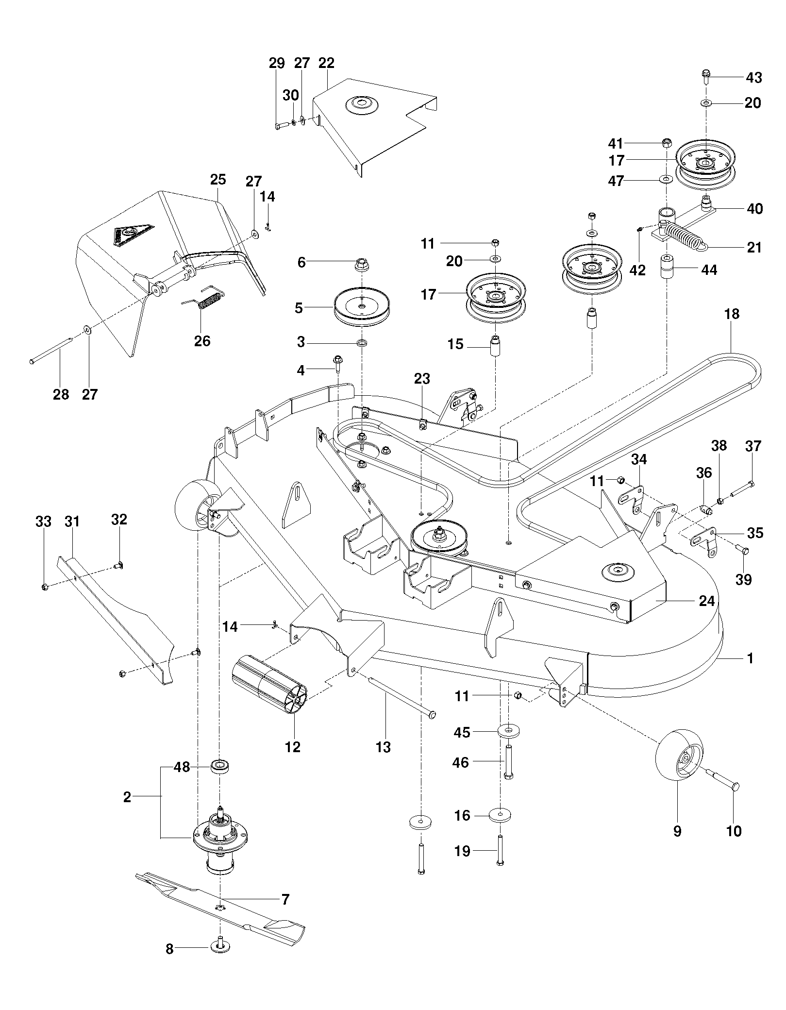 MOWER DECK / CUTTING DECK