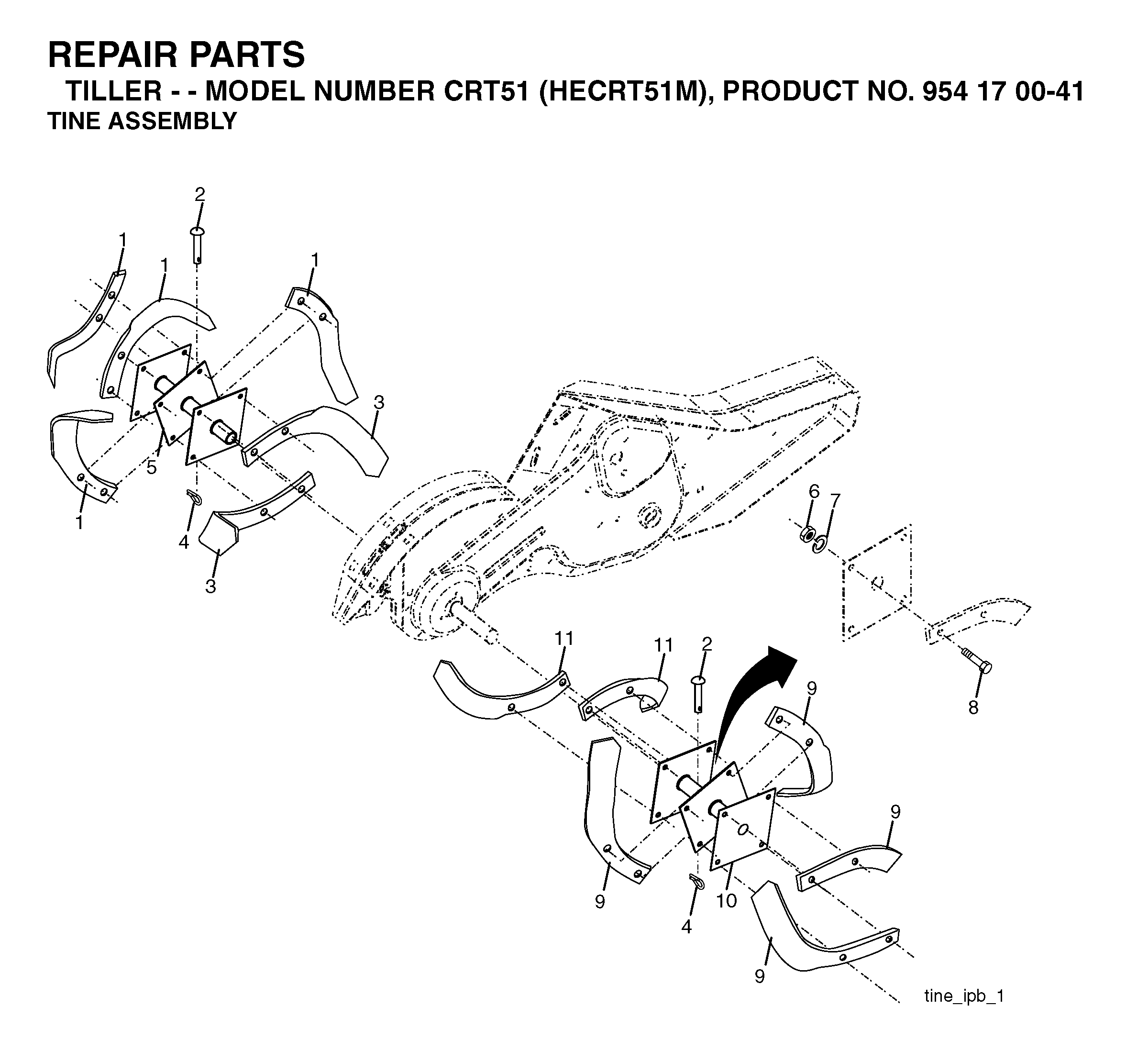 TINE ASSEMBLY