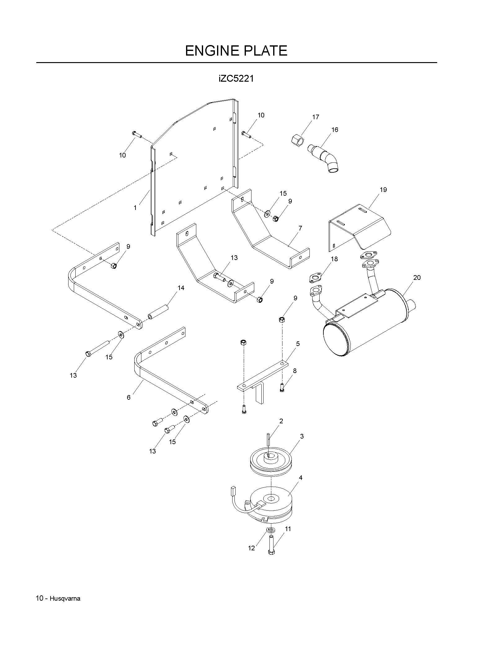 ENGINE PLATE