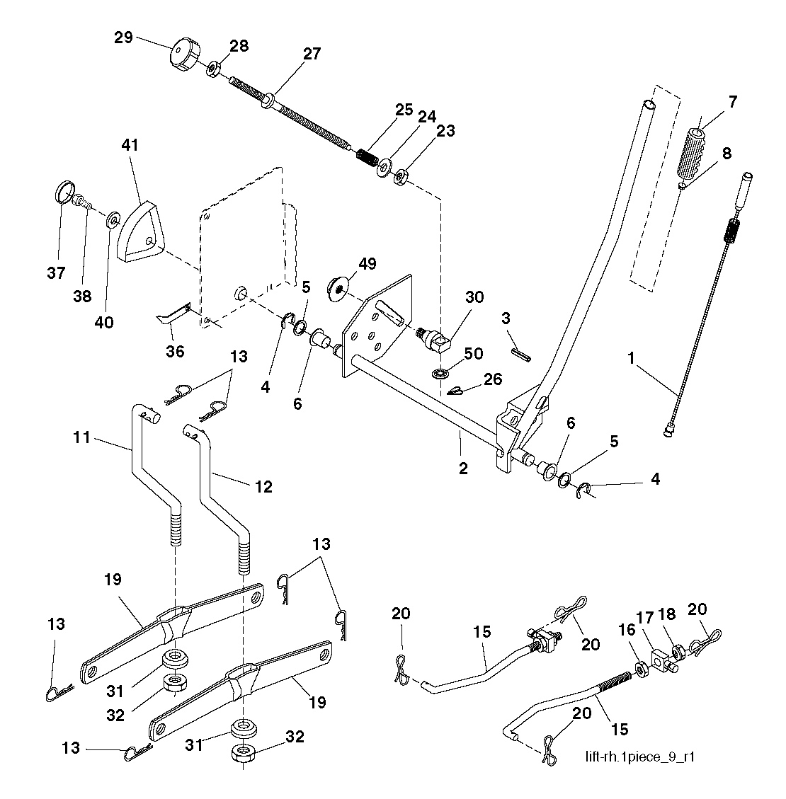MOWER LIFT / DECK LIFT
