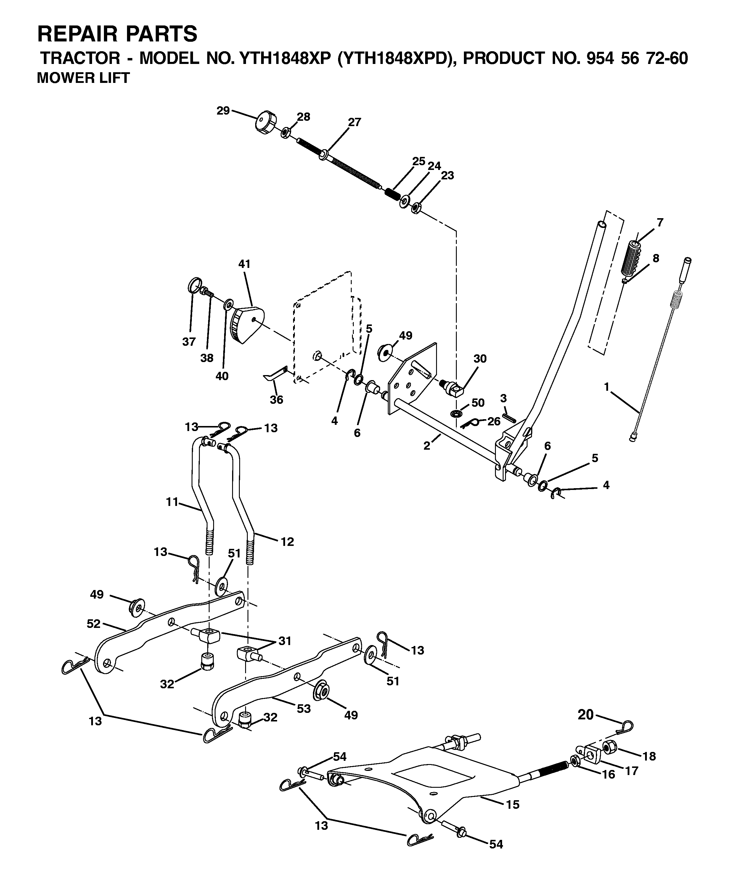 MOWER LIFT / DECK LIFT