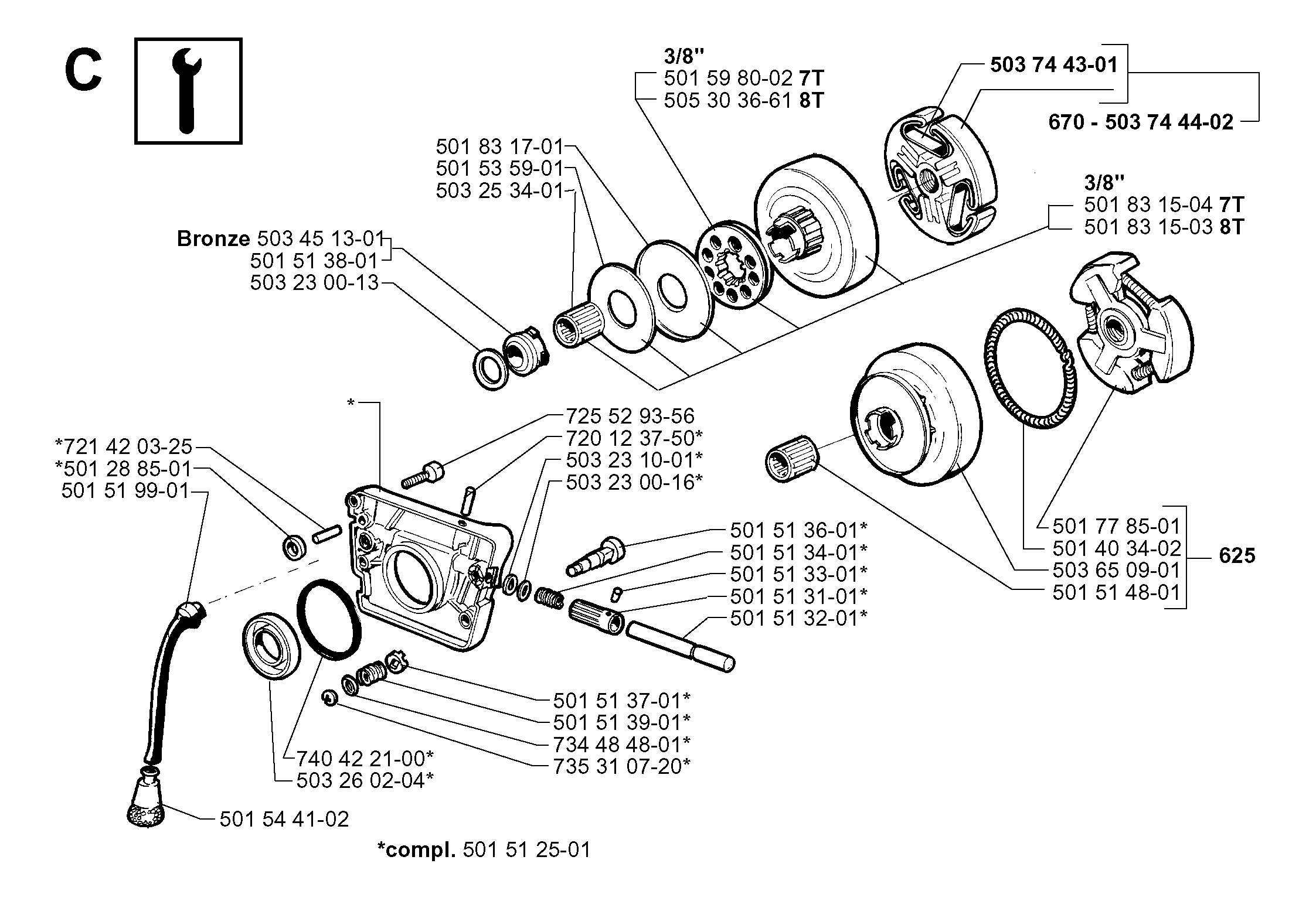CLUTCH & OIL PUMP
