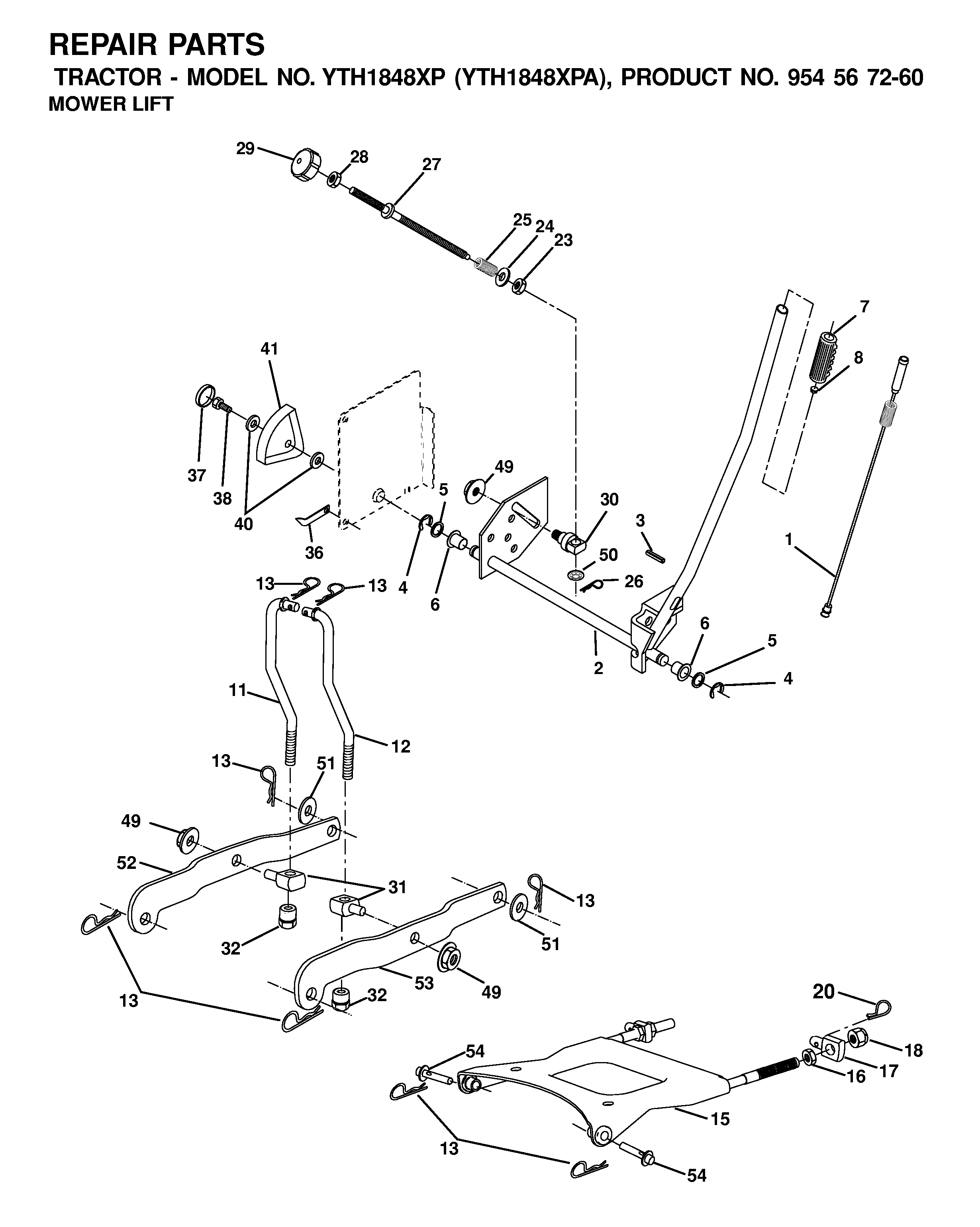 MOWER LIFT / DECK LIFT