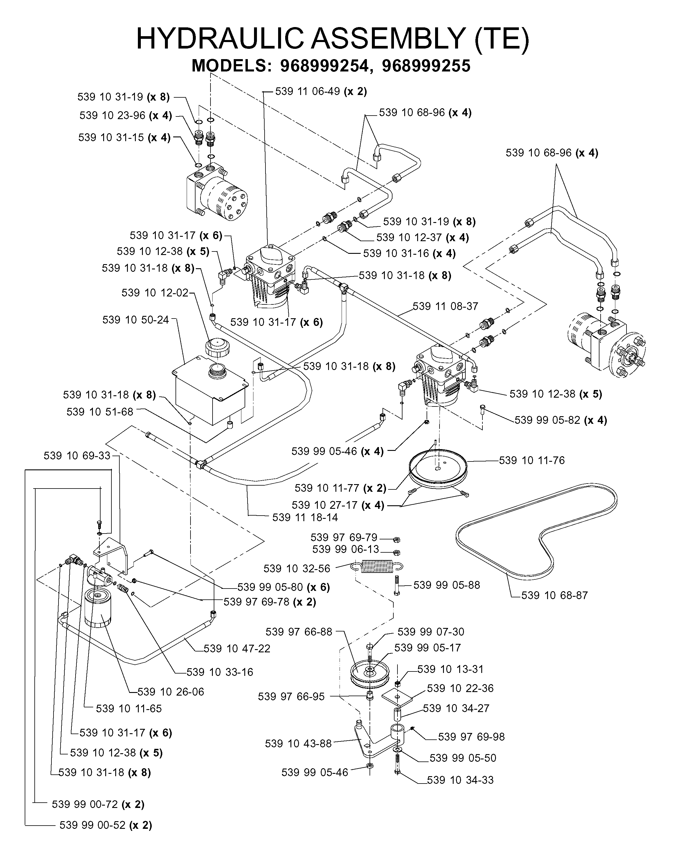 HYDRAULIC PUMP - MOTOR