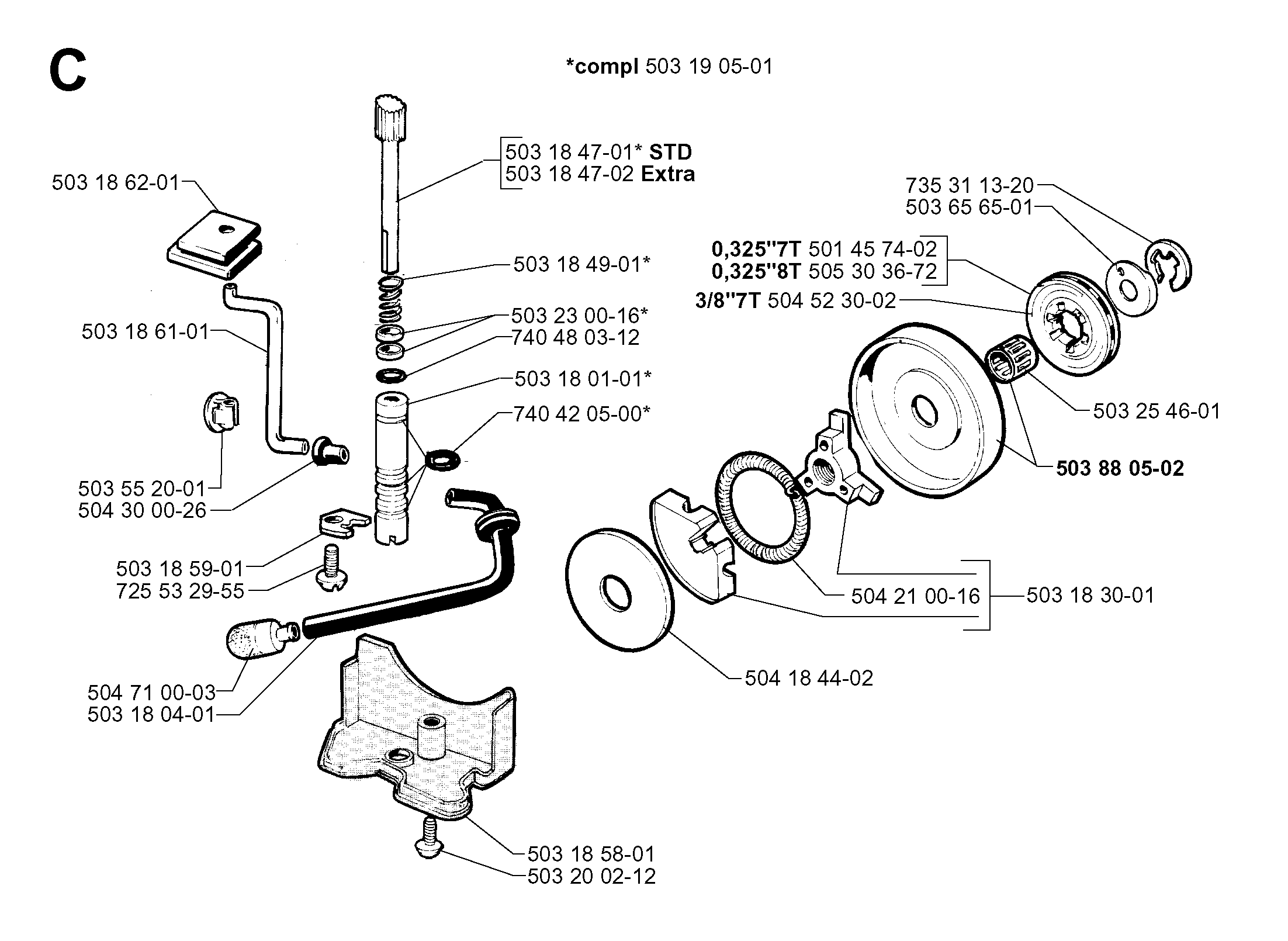 CLUTCH & OIL PUMP