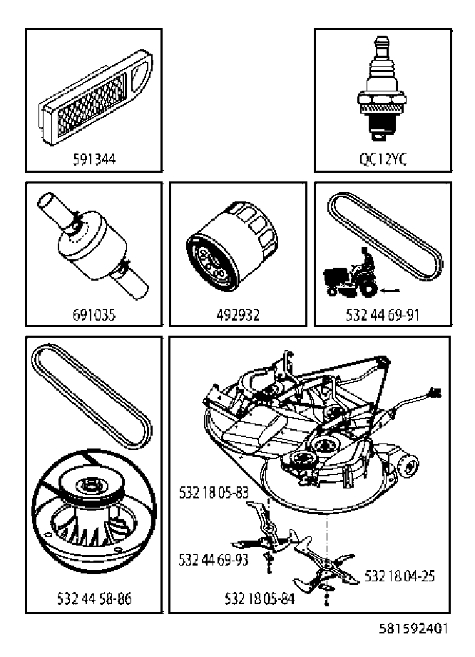FREQUENTLY USED PARTS