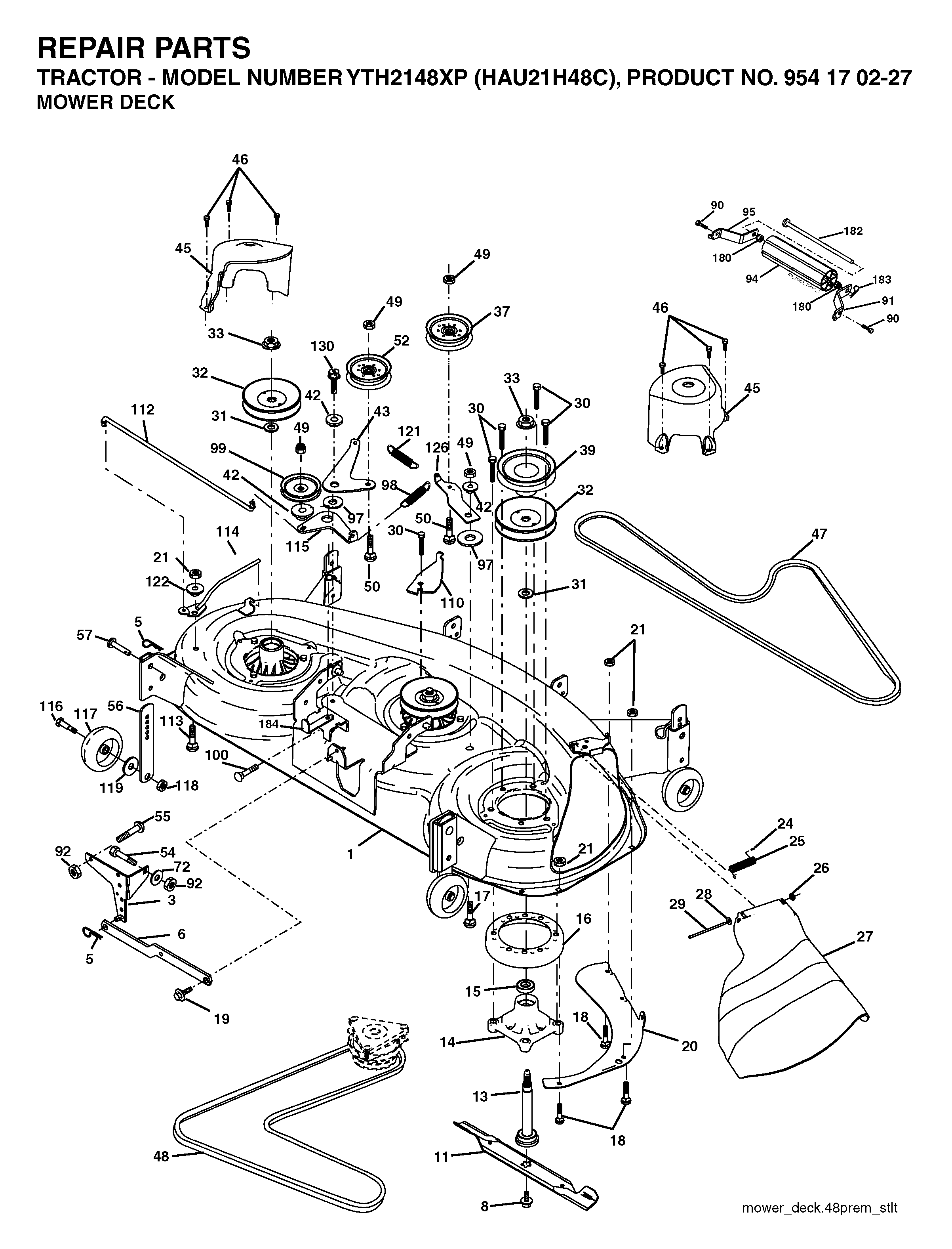 MOWER DECK / CUTTING DECK