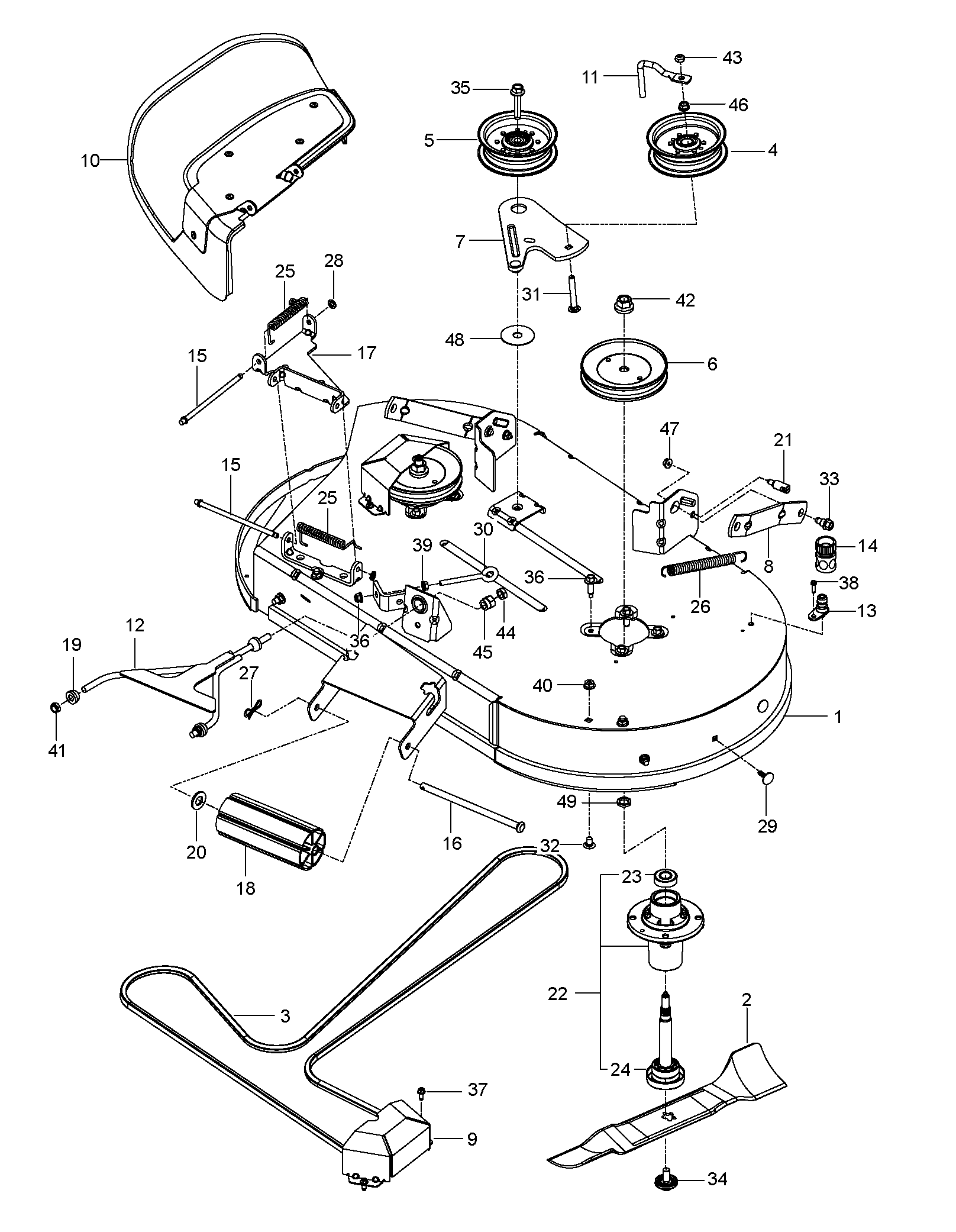 MOWER DECK / CUTTING DECK