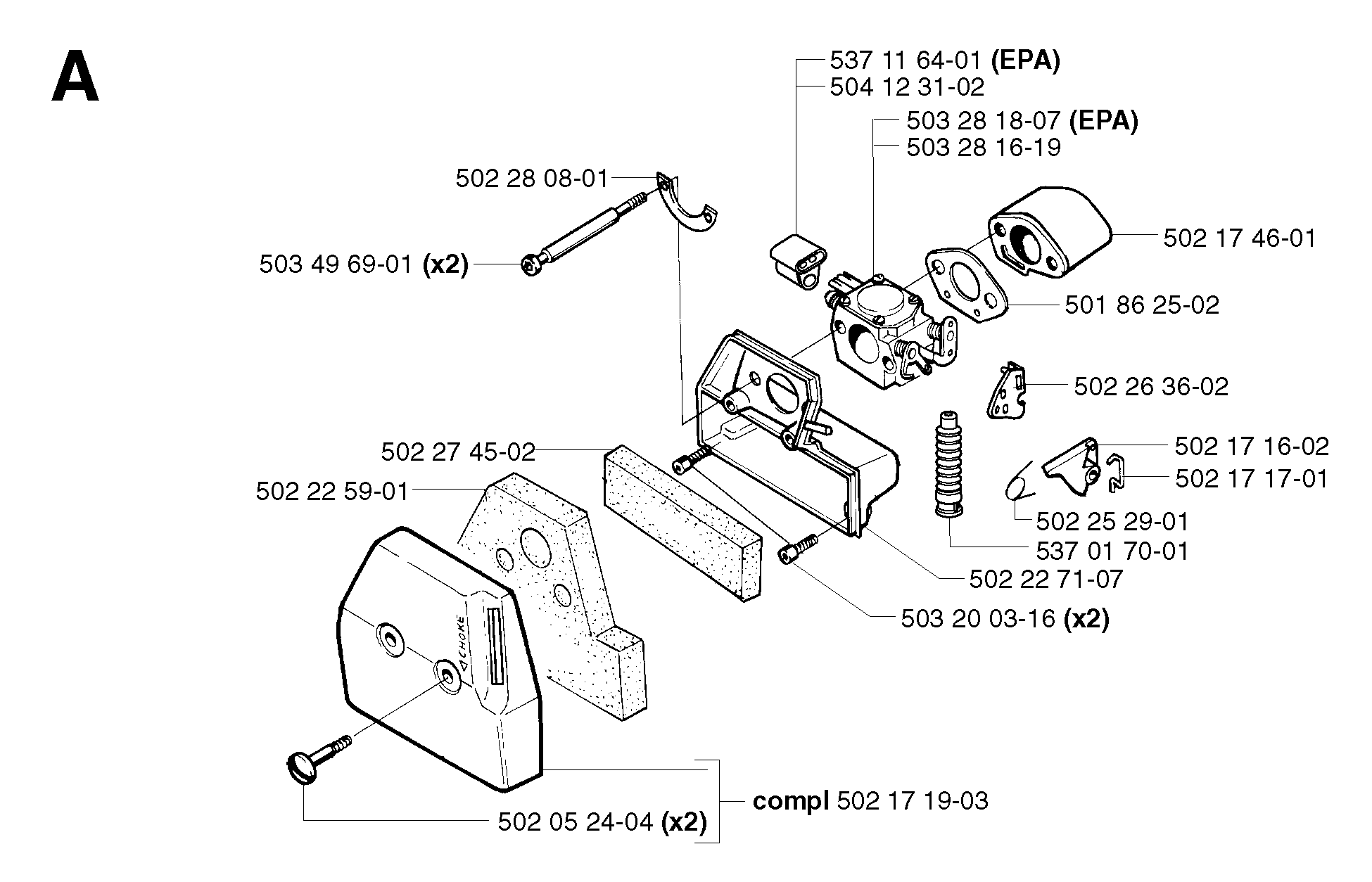 CARBURETOR & AIR FILTER