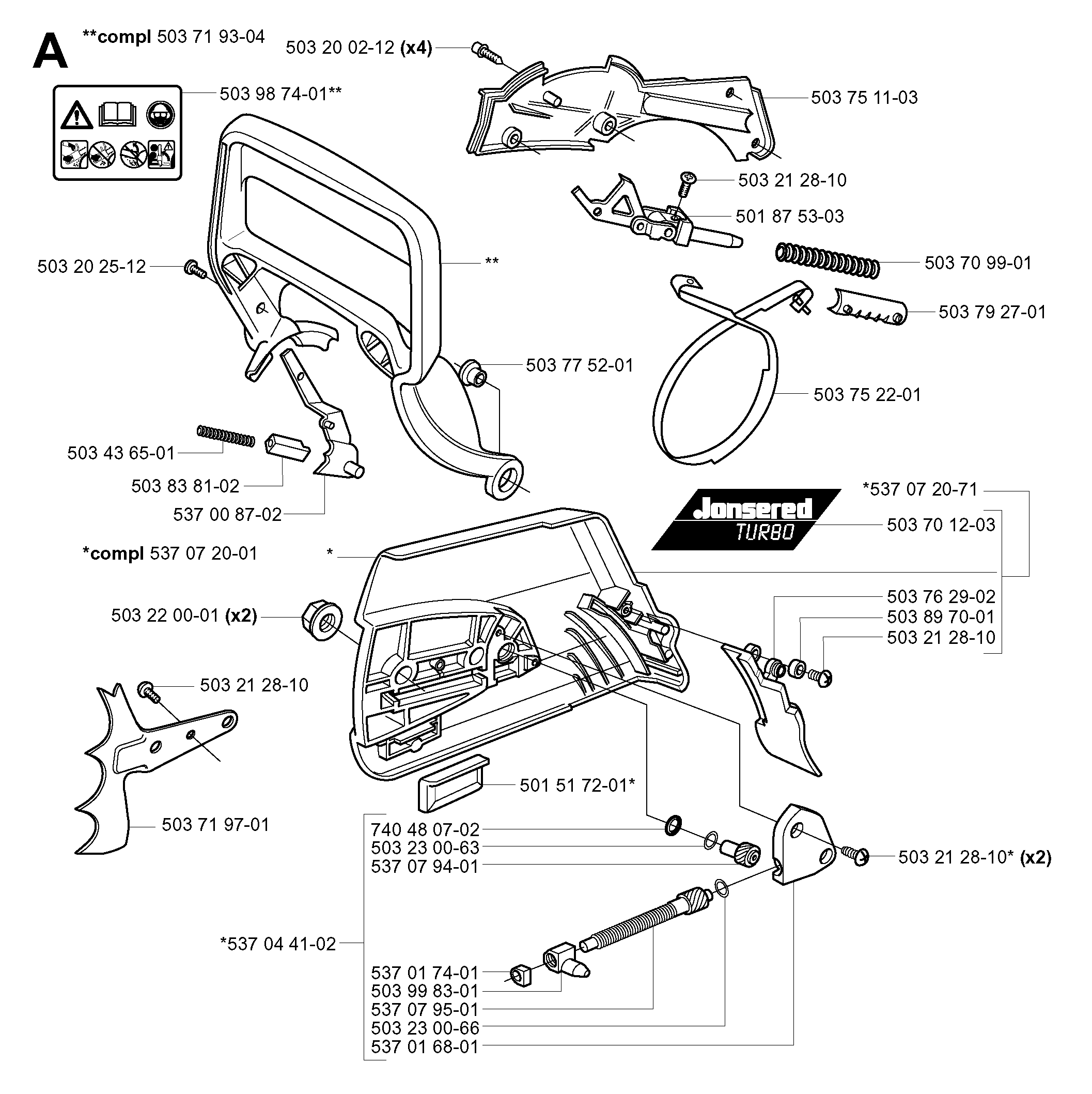 CHAIN BRAKE & CLUTCH COVER