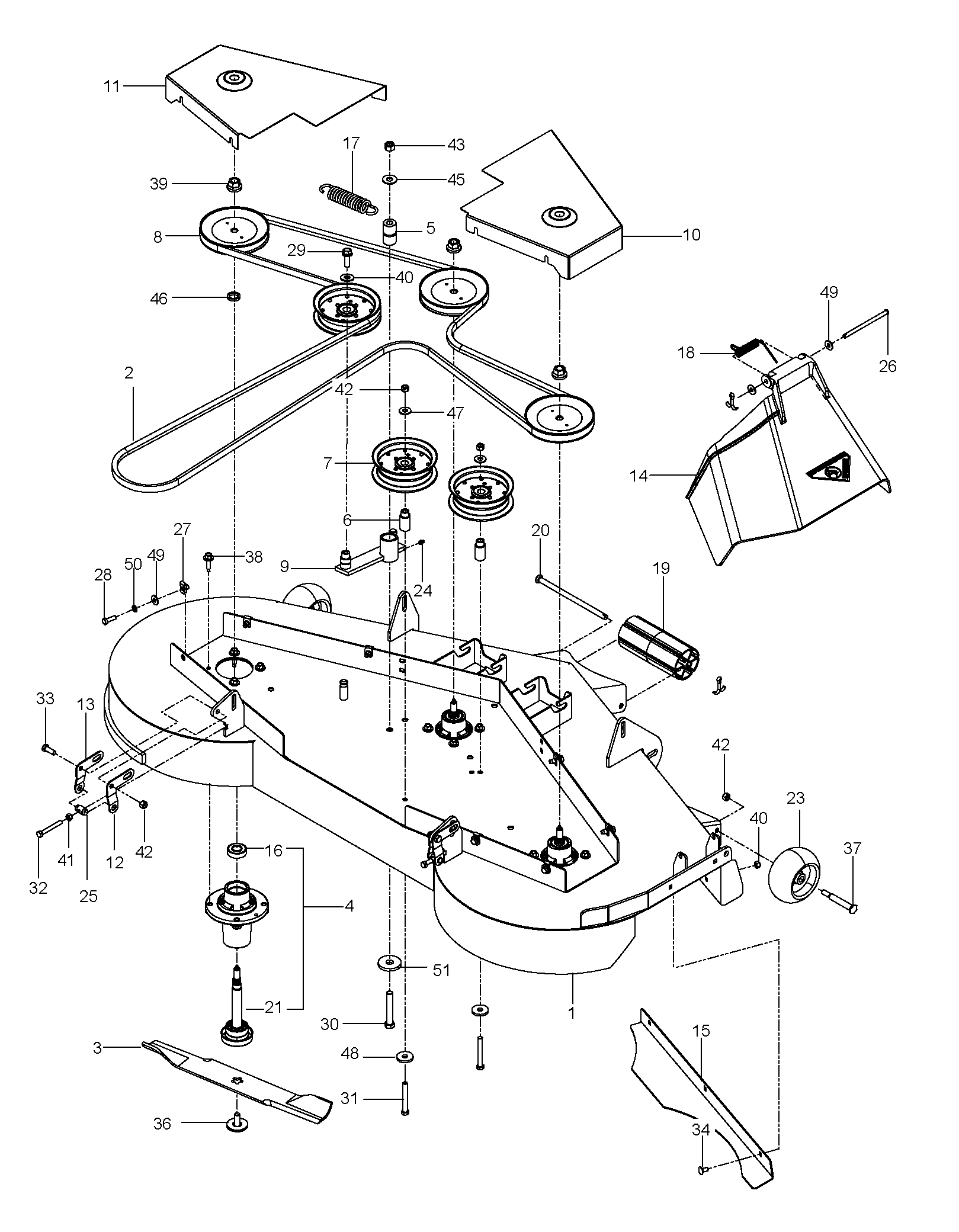 MOWER DECK / CUTTING DECK