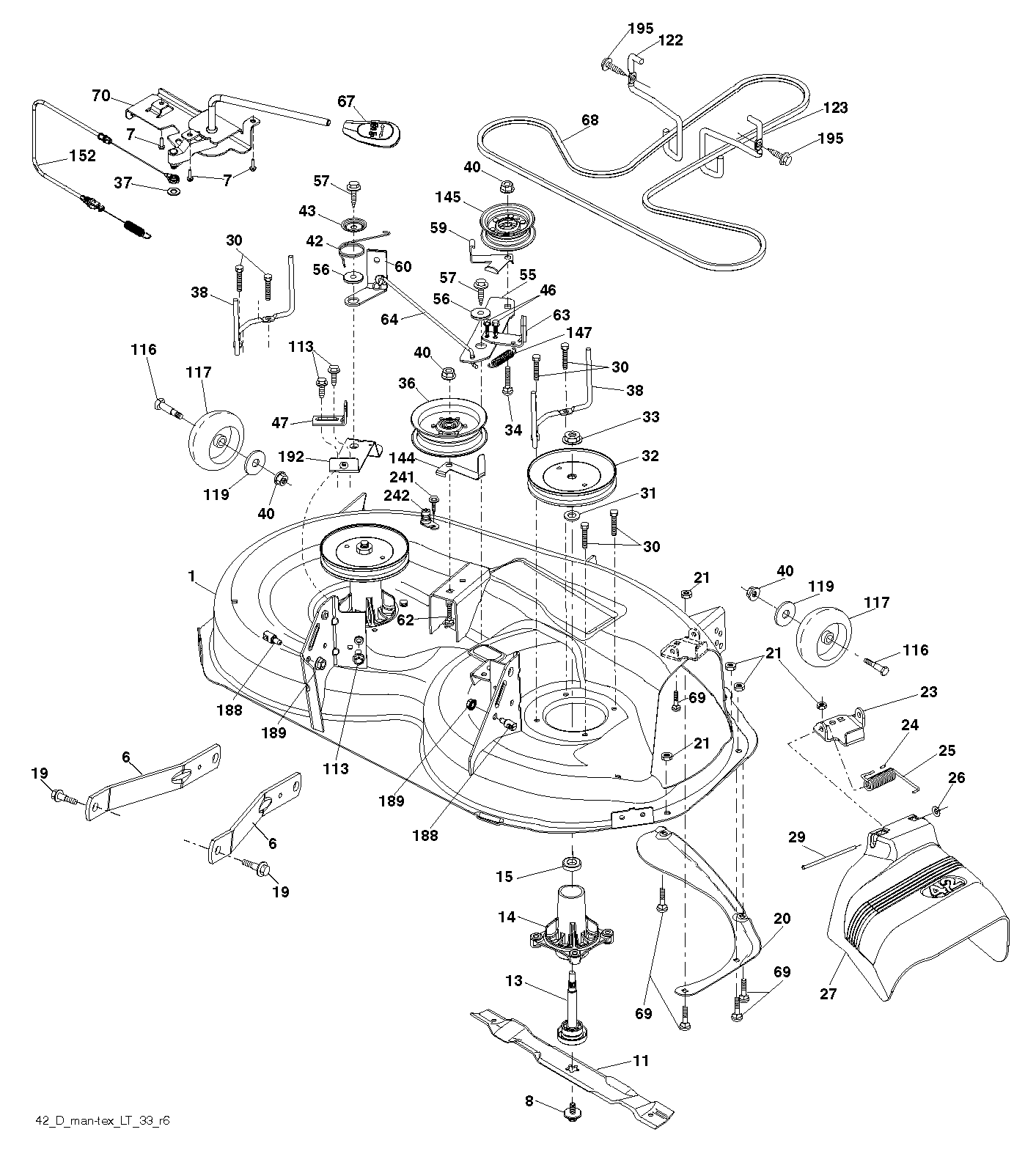 MOWER DECK / CUTTING DECK