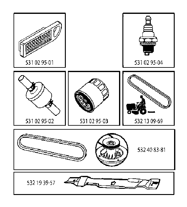 FREQUENTLY USED PARTS