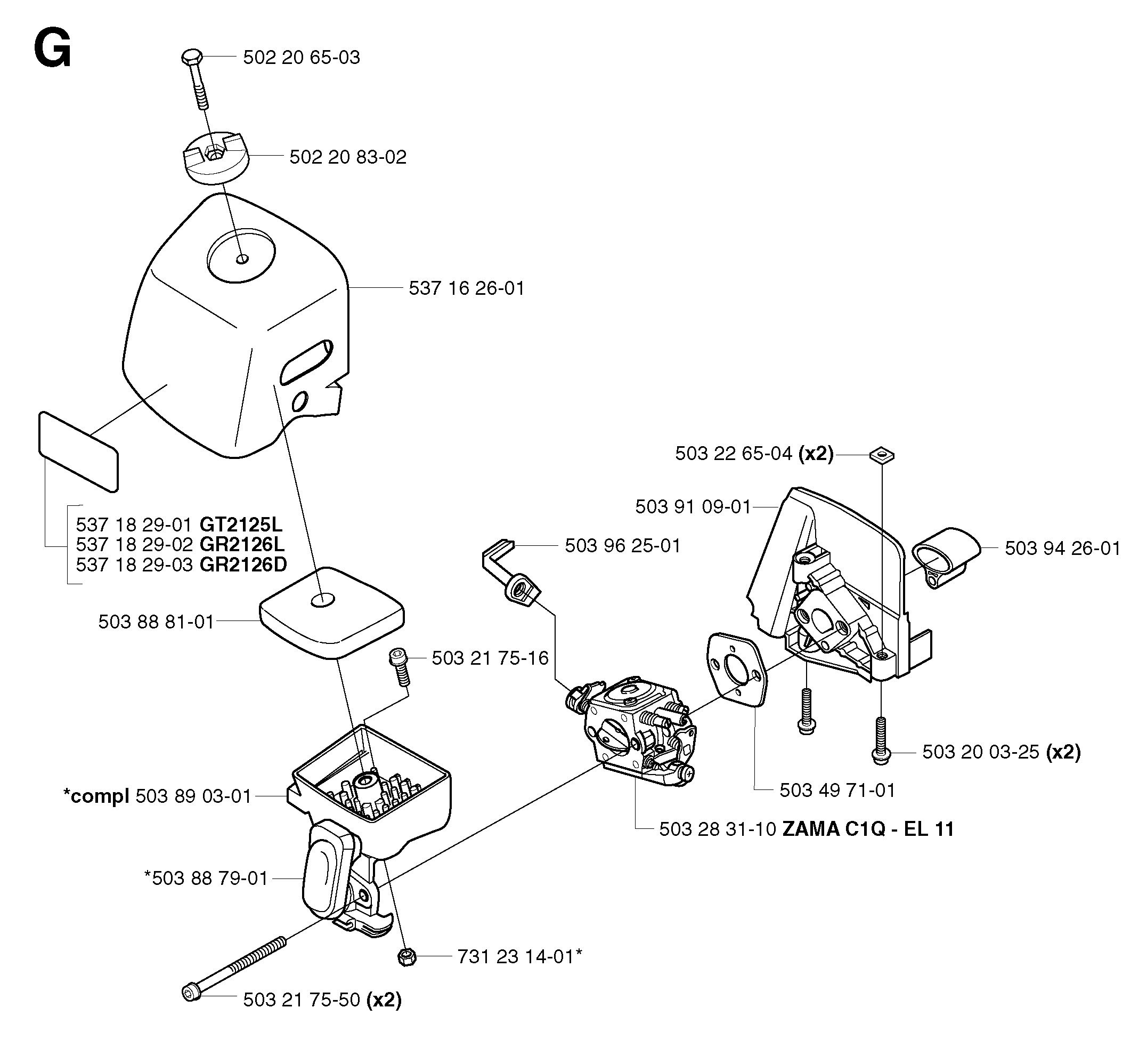 CARBURETOR & AIR FILTER