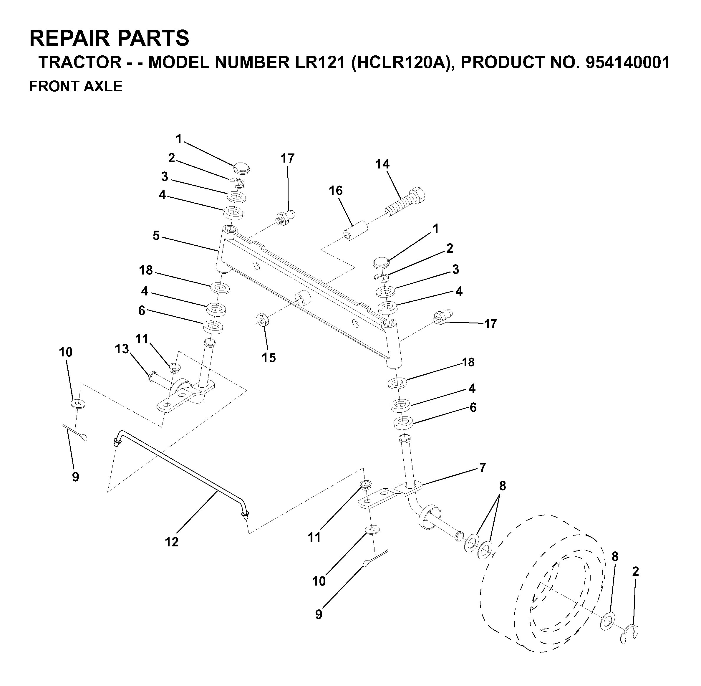 FRONT AXLE 
