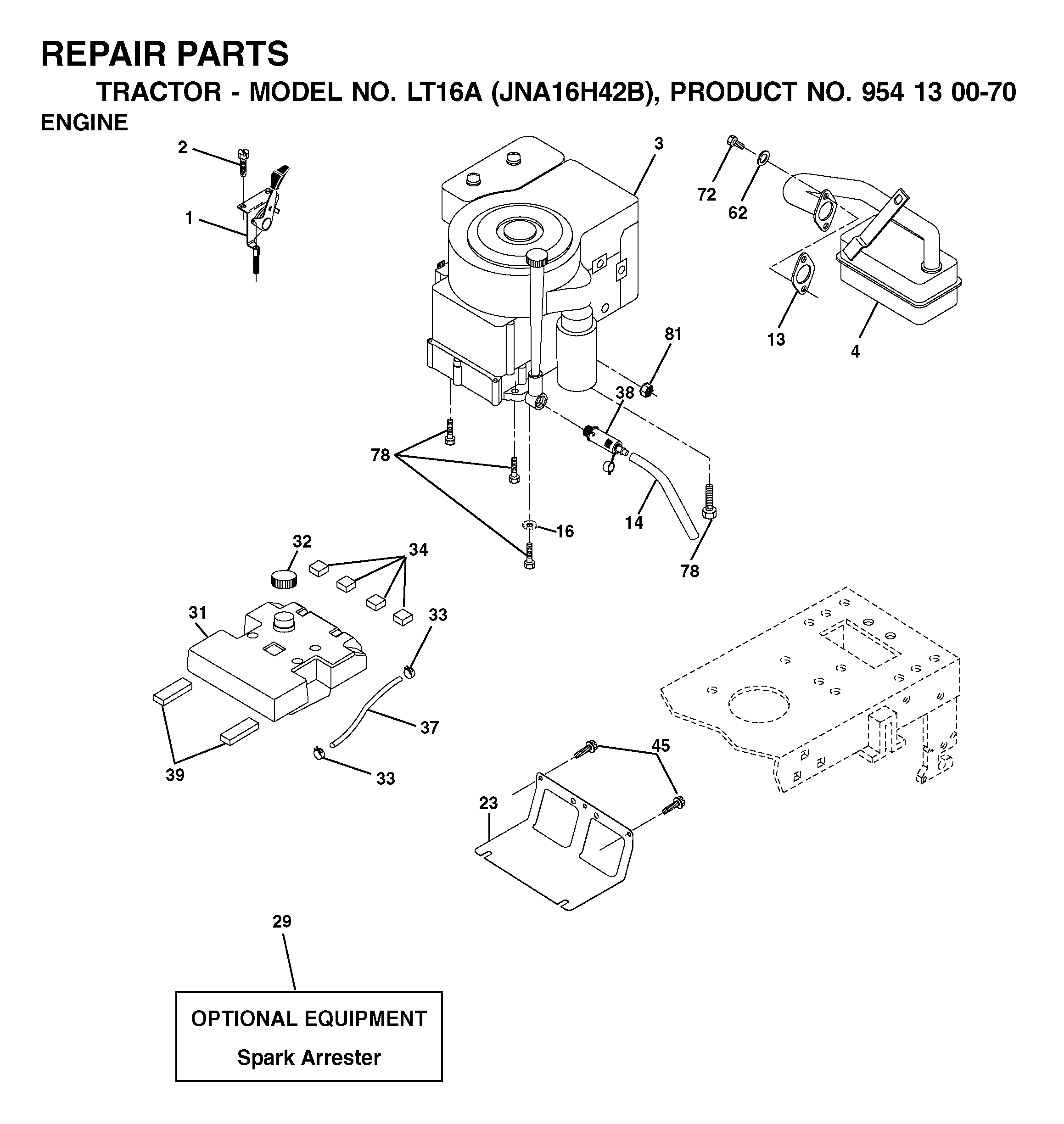 ENGINE & CUTTING EQUIPMENT