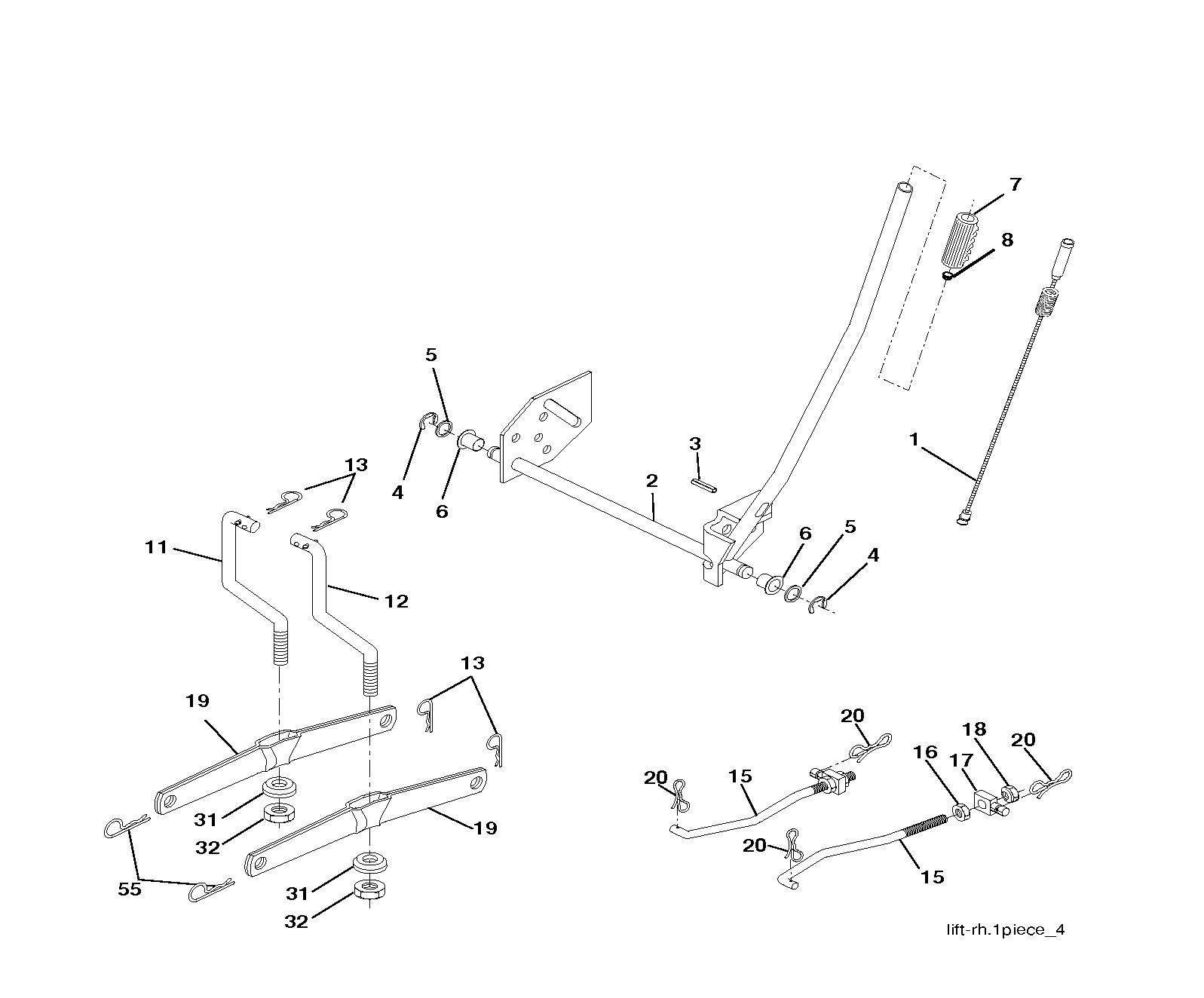 MOWER LIFT / DECK LIFT