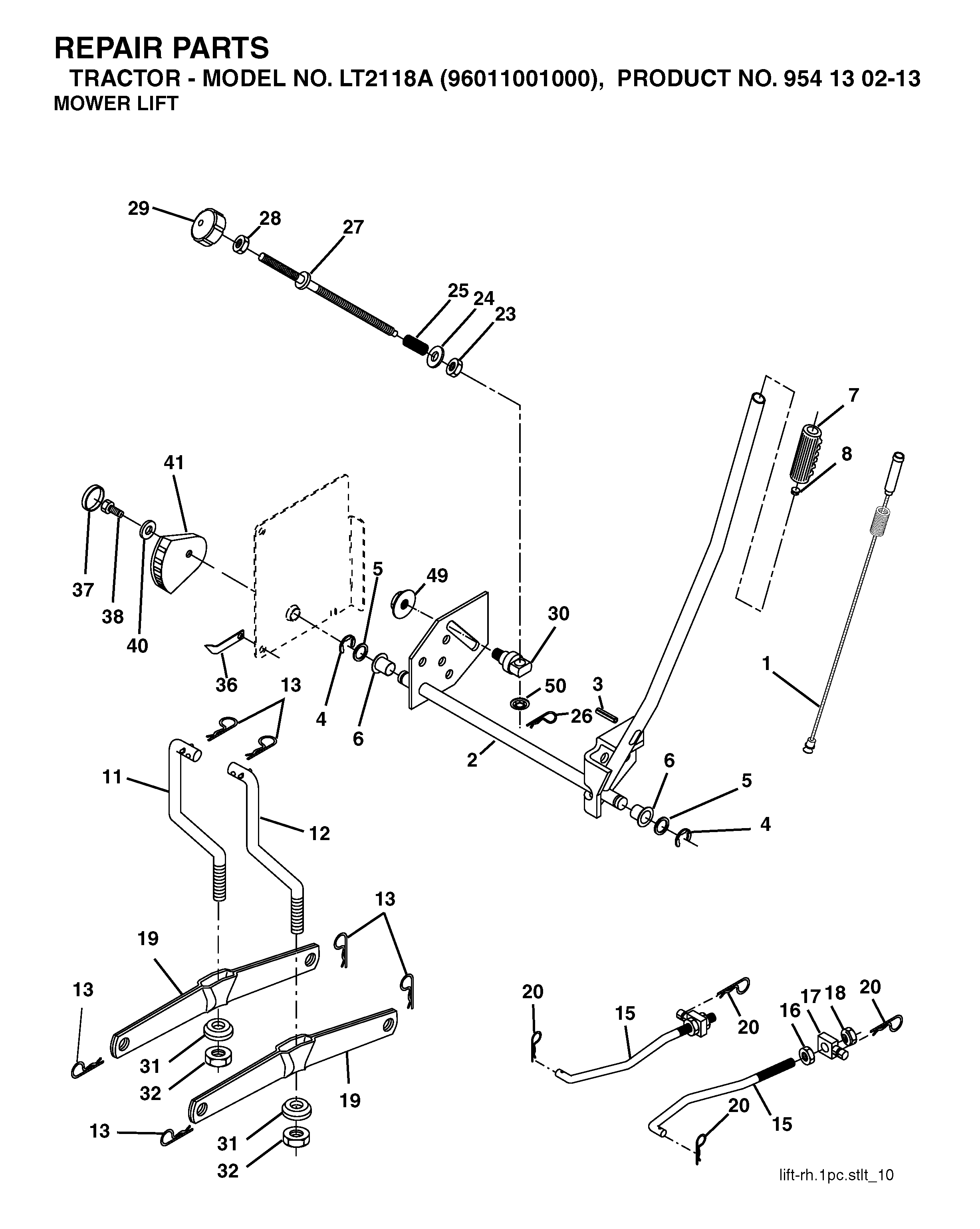 MOWER LIFT / DECK LIFT