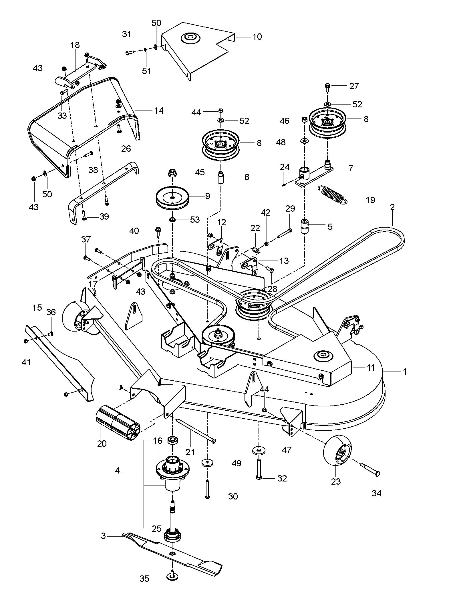 MOWER DECK / CUTTING DECK