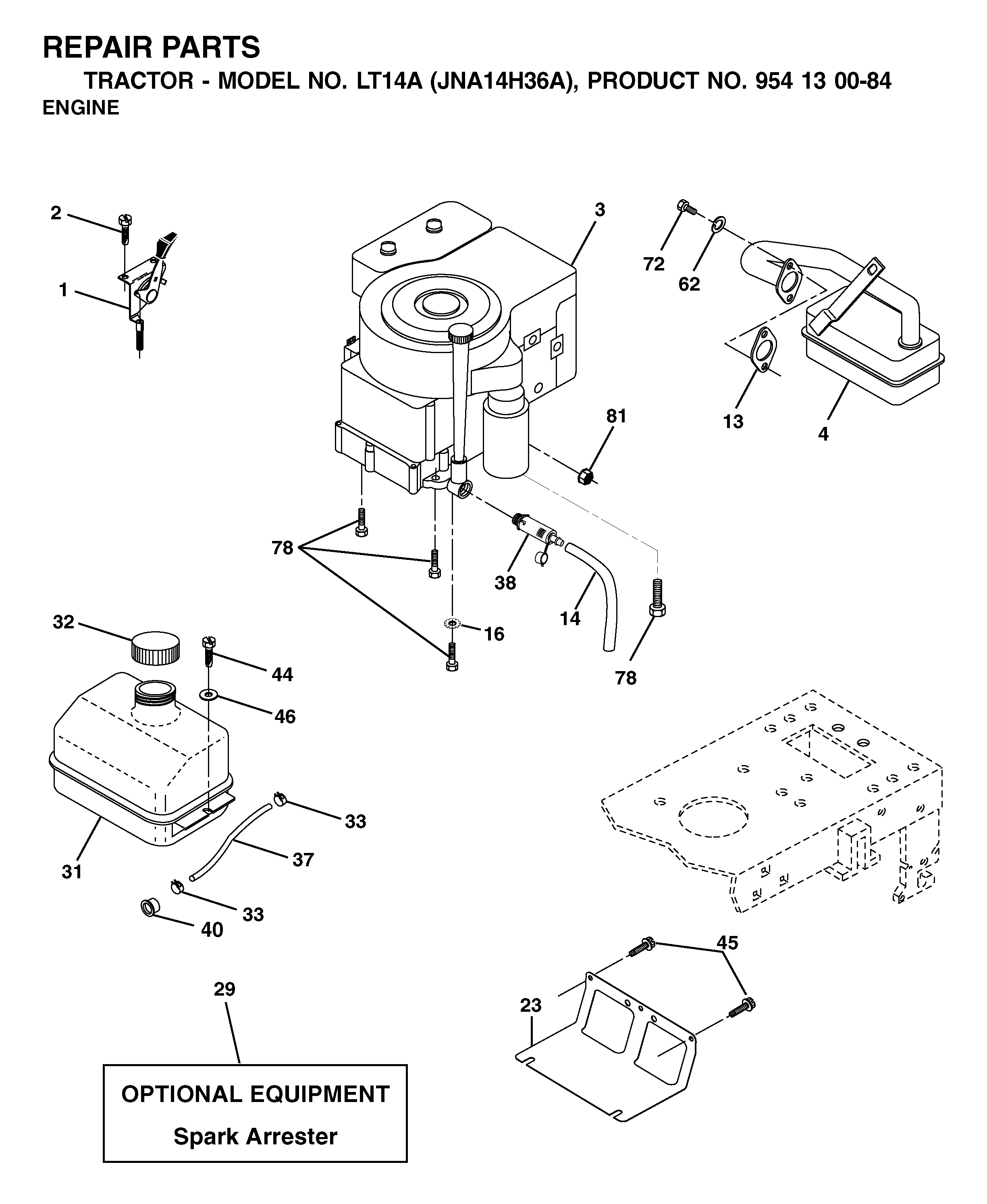 ENGINE & CUTTING EQUIPMENT