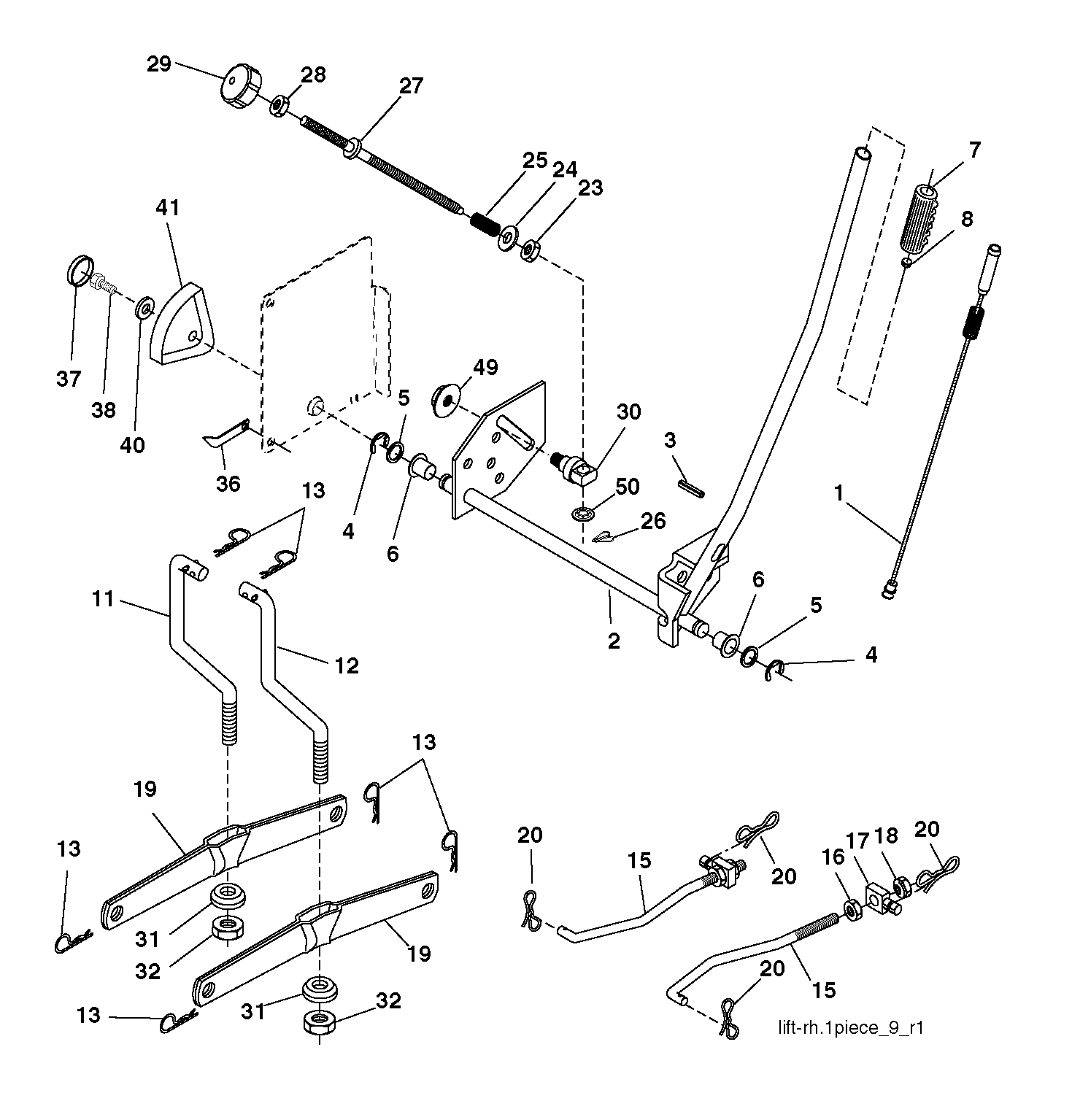 MOWER LIFT / DECK LIFT