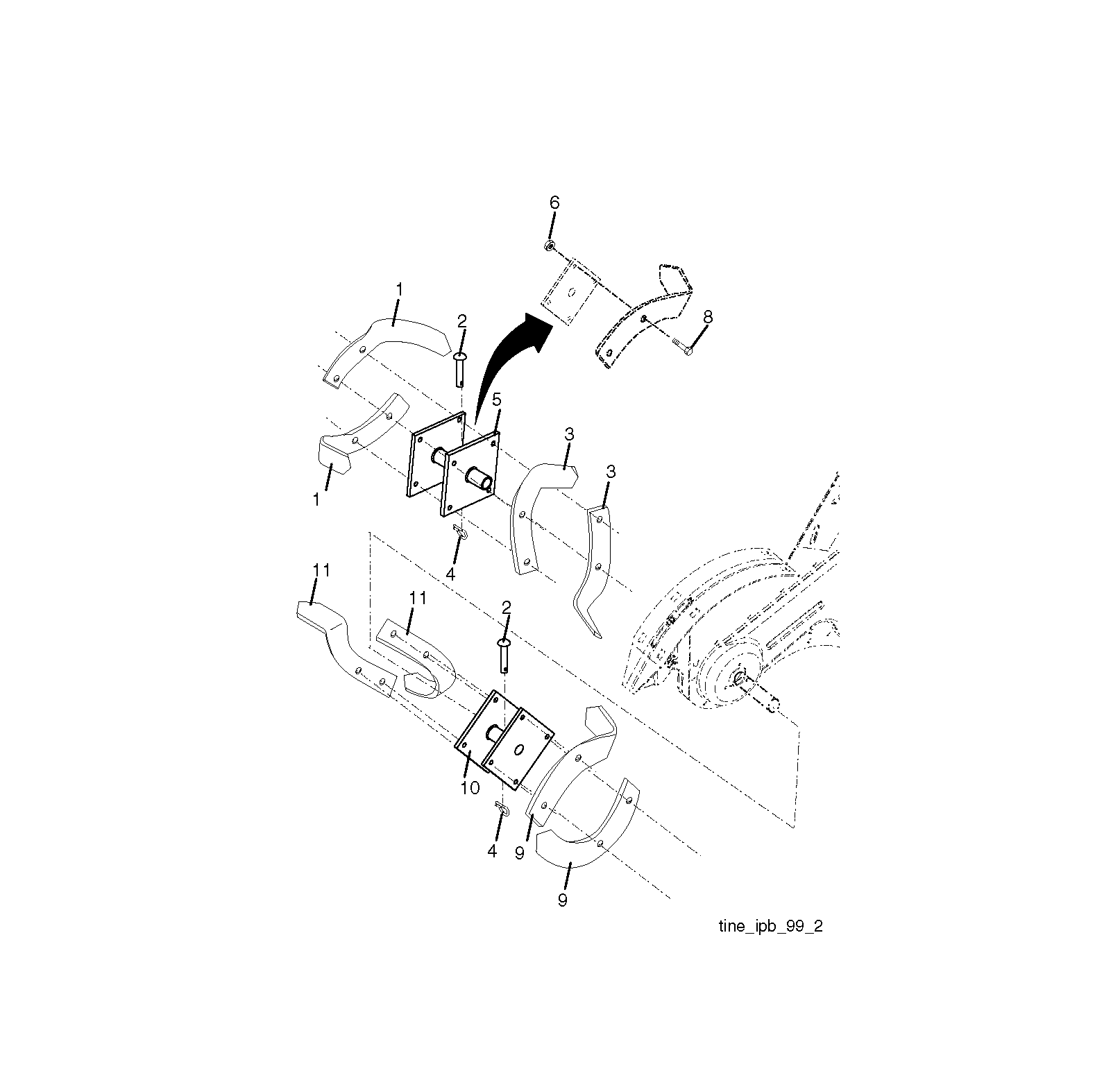 TINE ASSEMBLY