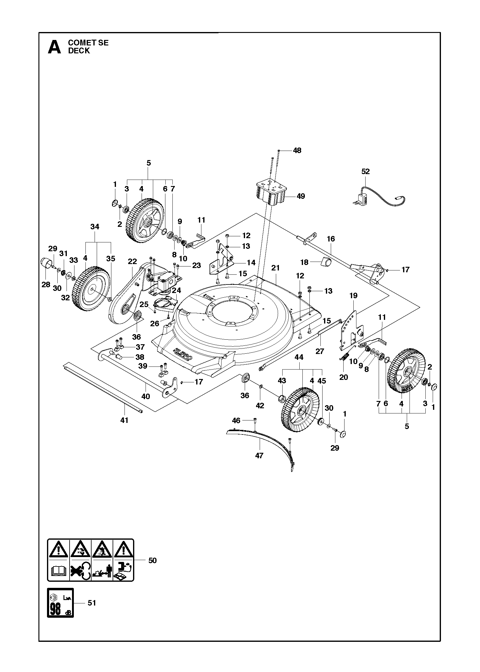 MOWER DECK / CUTTING DECK