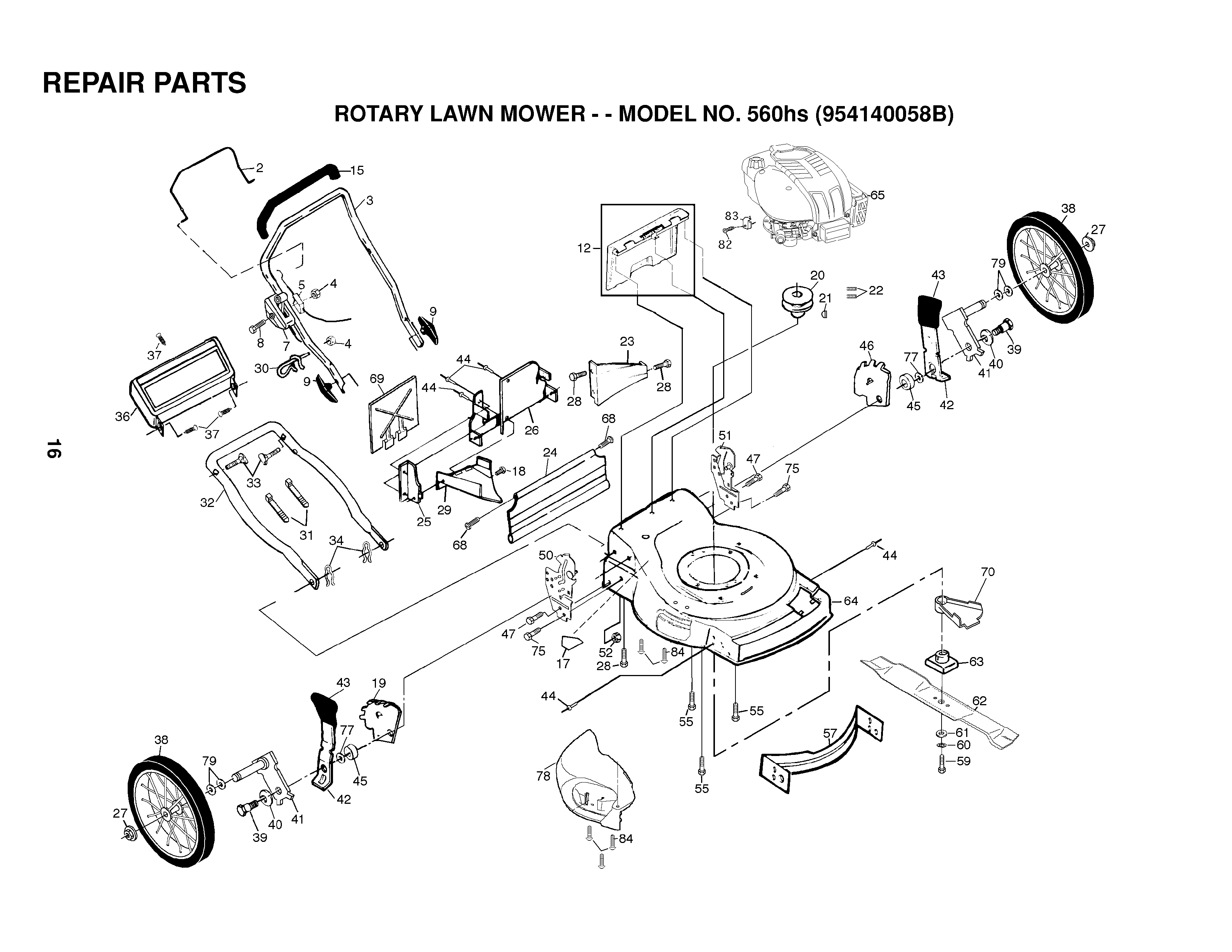 REPAIR PARTS