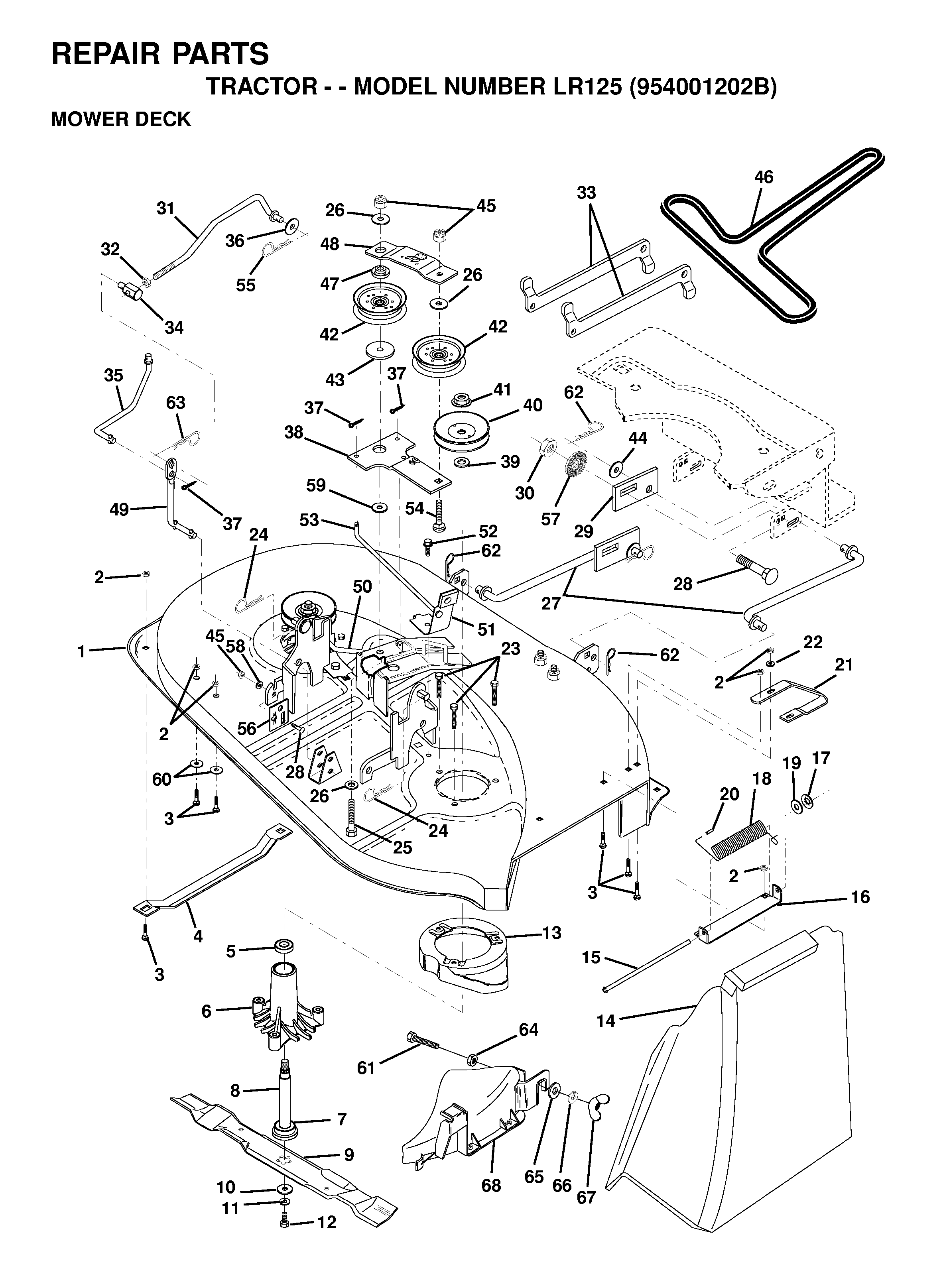 MOWER DECK / CUTTING DECK