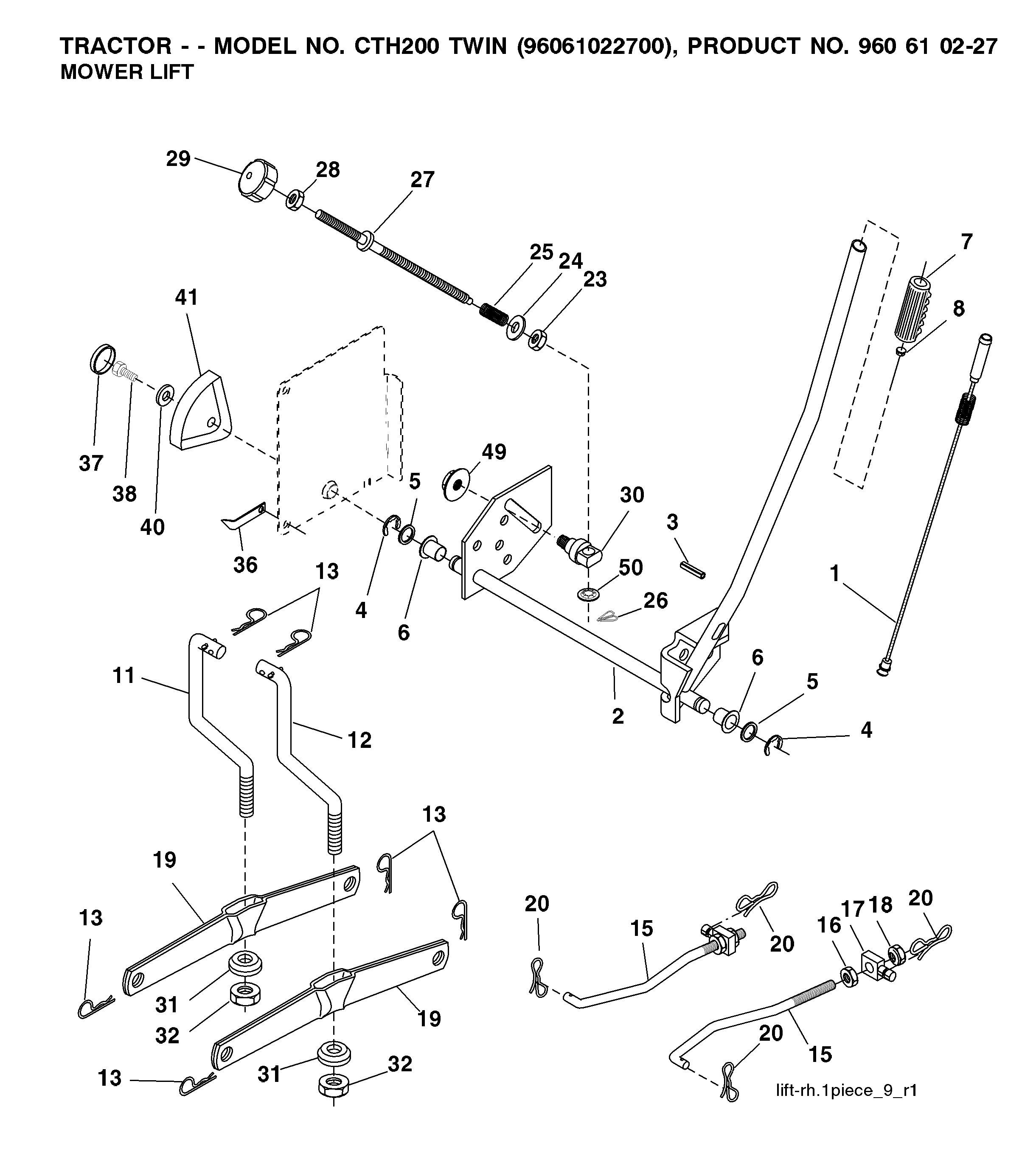 MOWER LIFT / DECK LIFT
