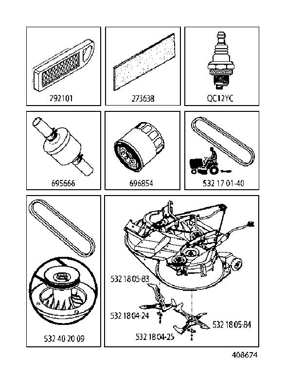 FREQUENTLY USED PARTS