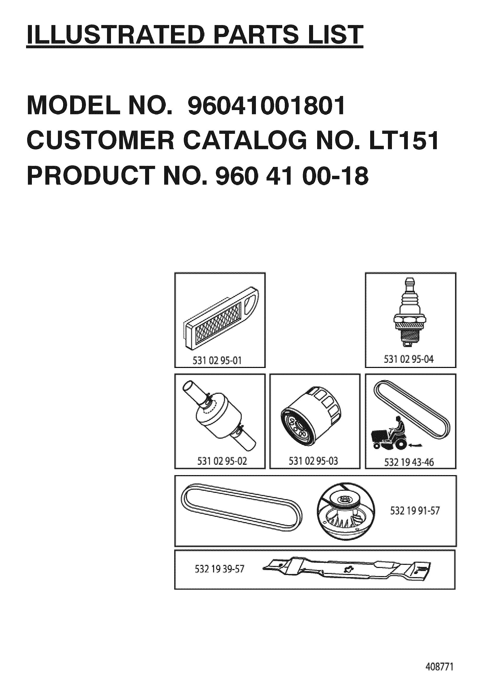 FREQUENTLY USED PARTS