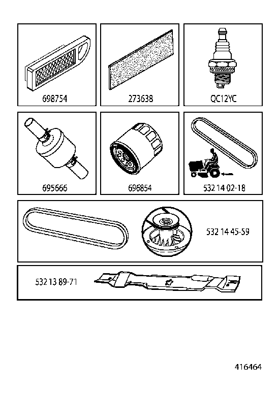 FREQUENTLY USED PARTS