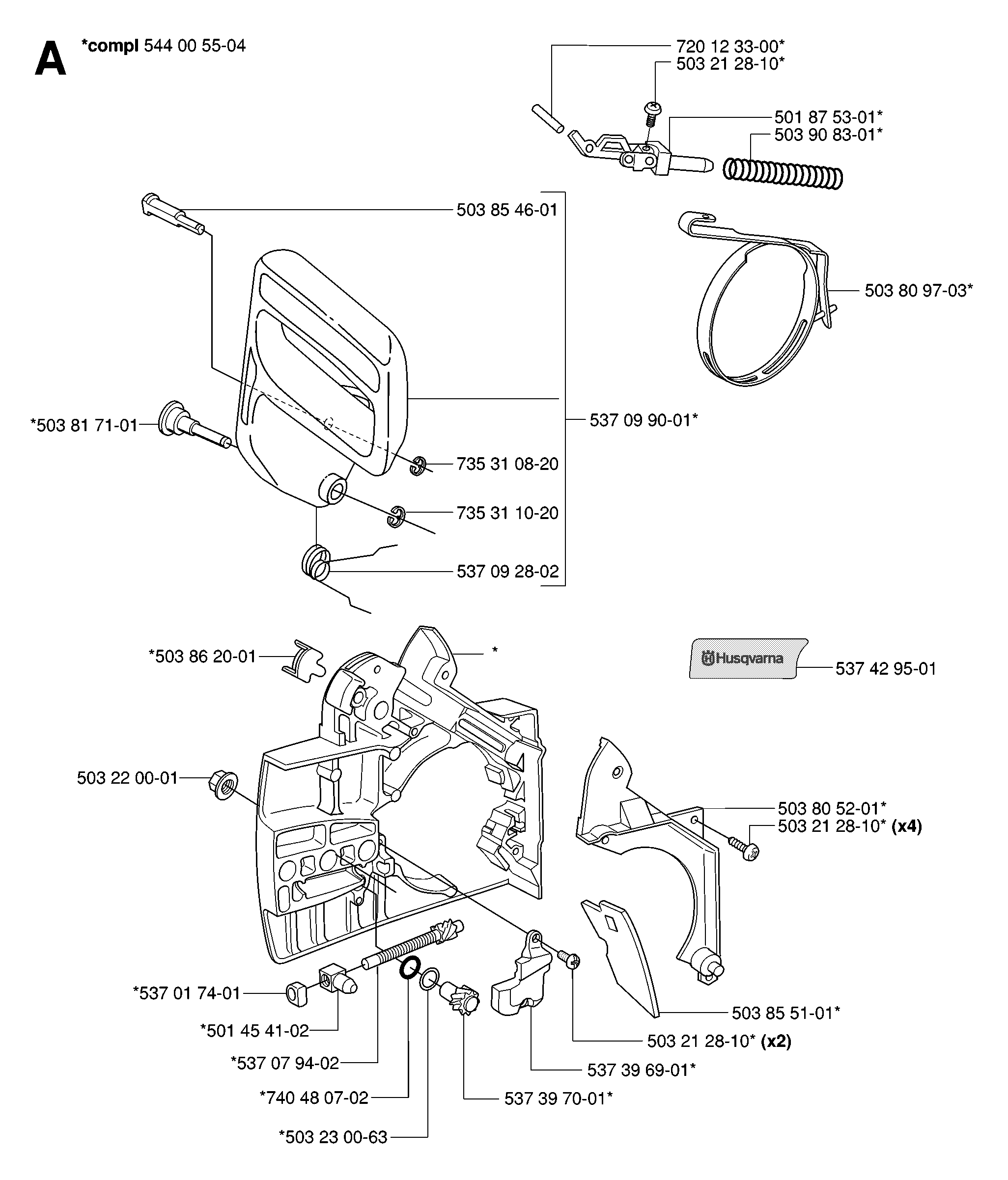 CHAIN BRAKE & CLUTCH COVER