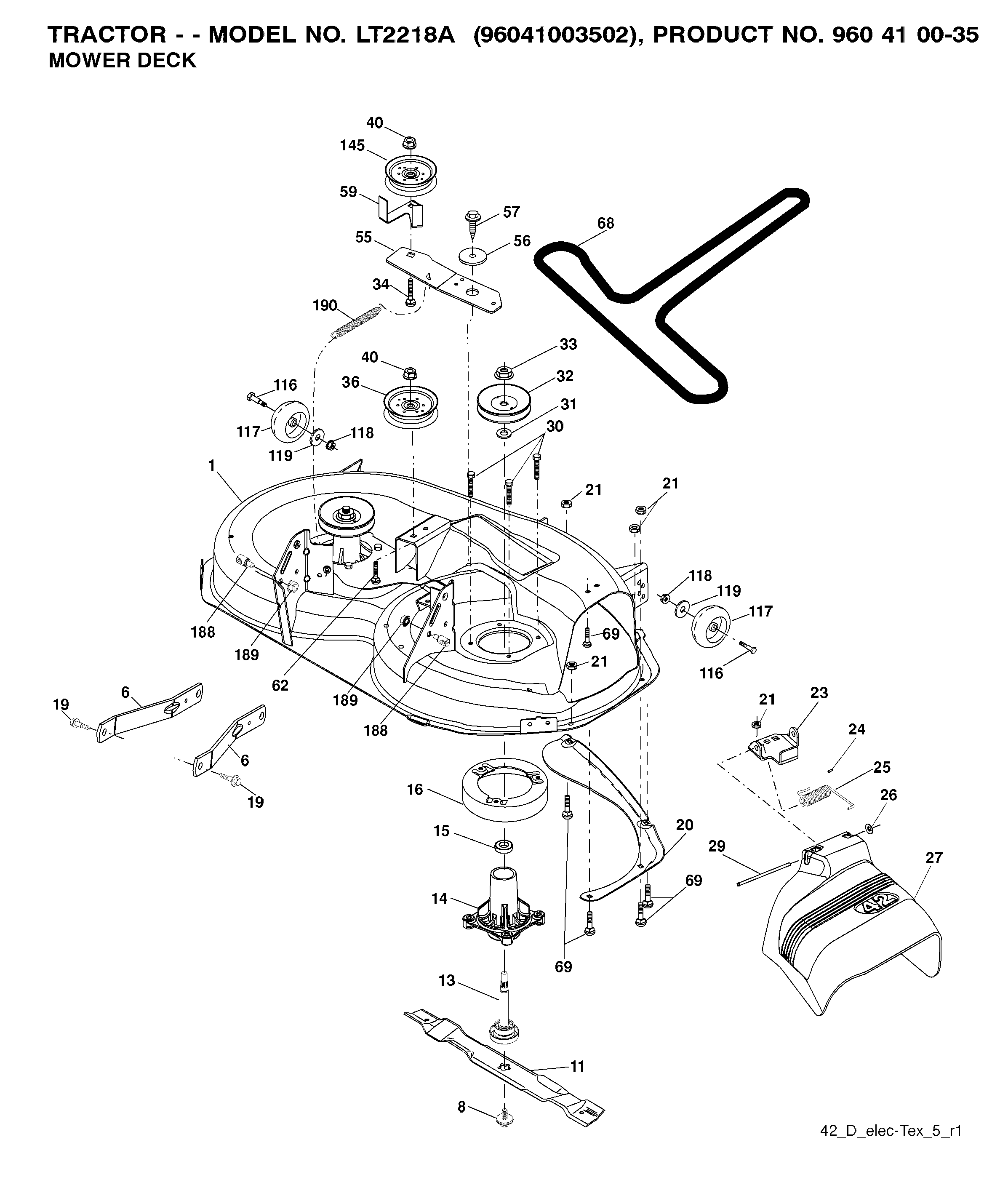 MOWER DECK / CUTTING DECK