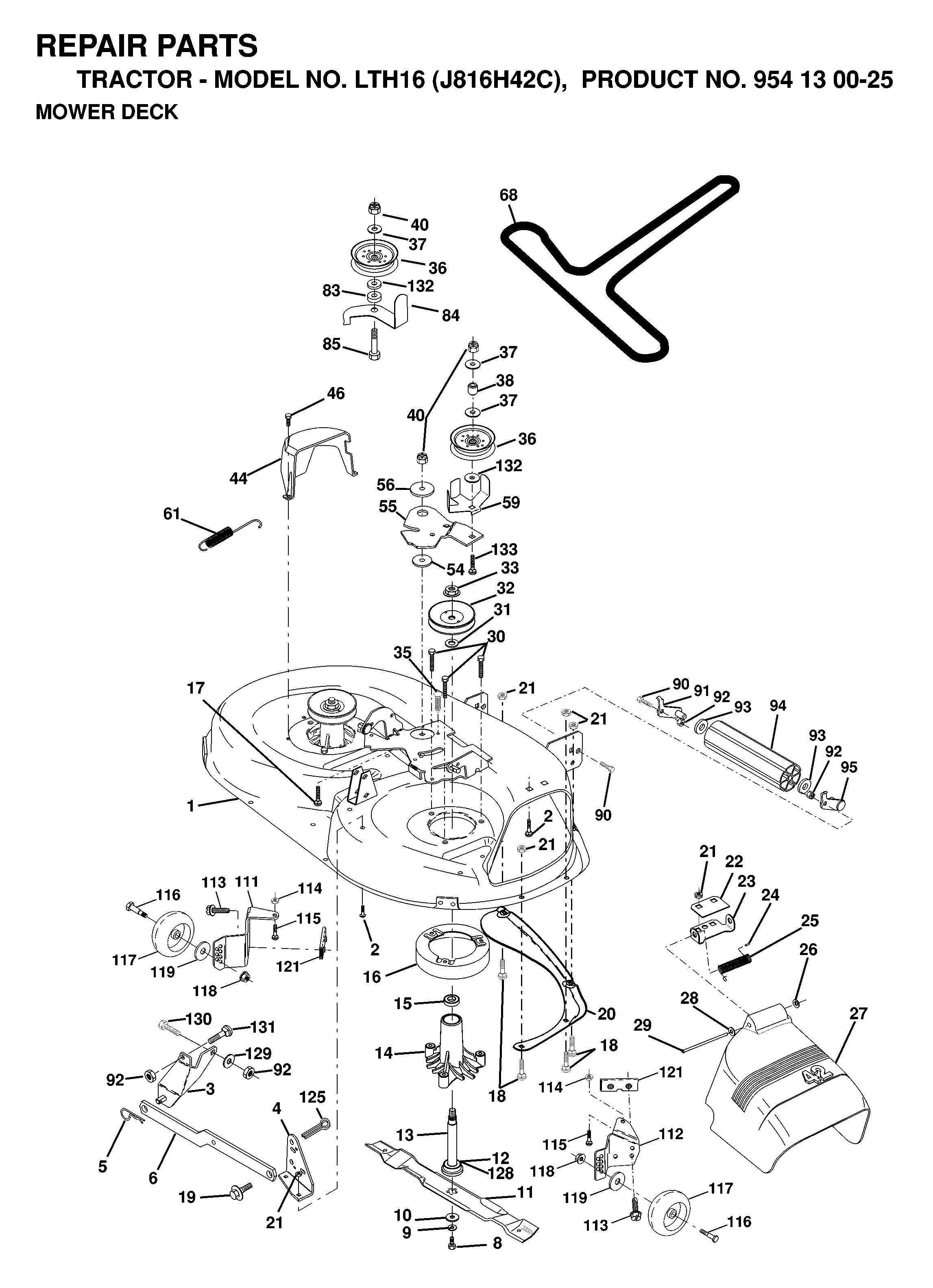 MOWER DECK / CUTTING DECK