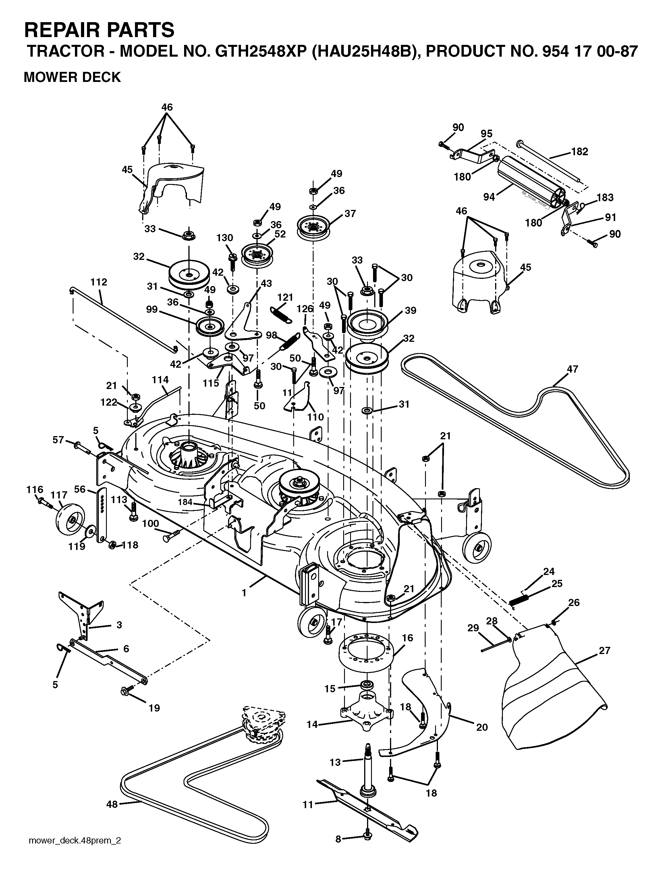 MOWER DECK / CUTTING DECK