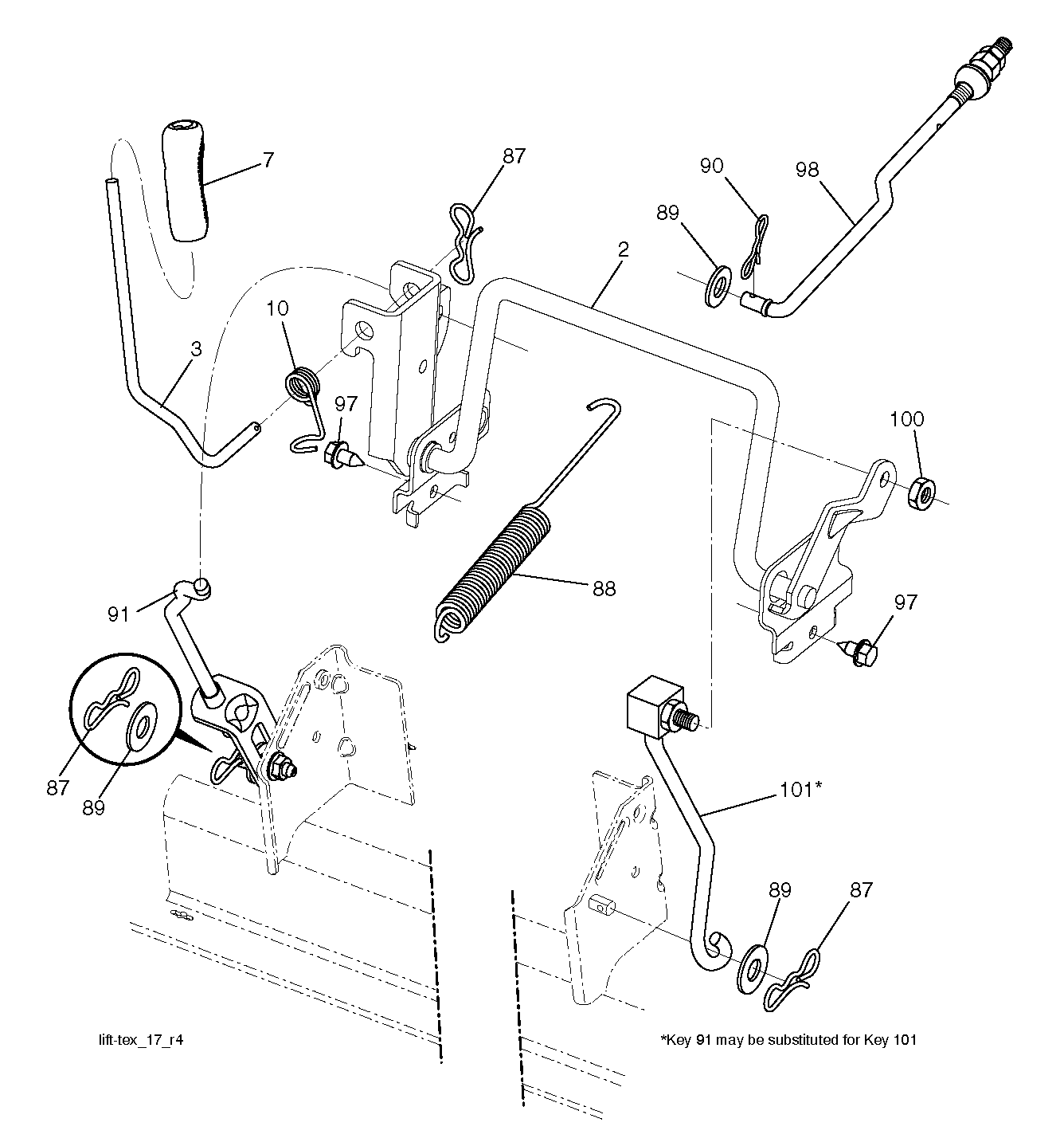 MOWER LIFT / DECK LIFT