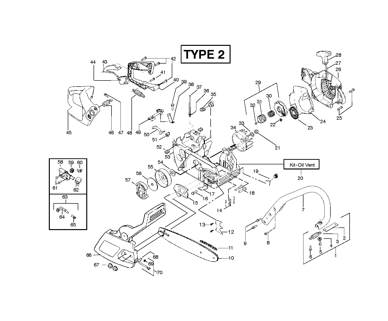 Mac Cmd260 Rv Exploded View McCulloch Chainsaw MAC 2618 CAV (952802079) Spares