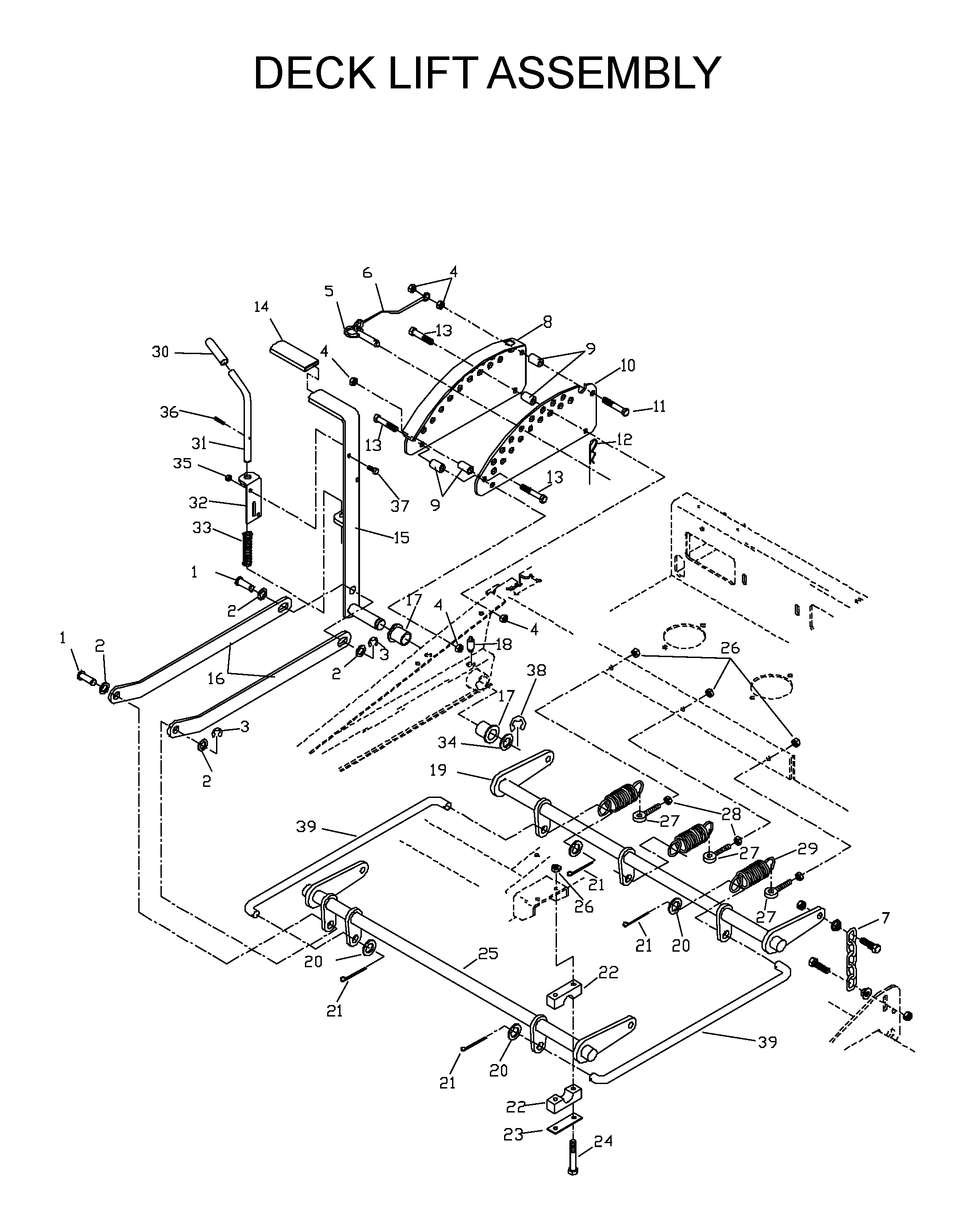 MOWER LIFT / DECK LIFT