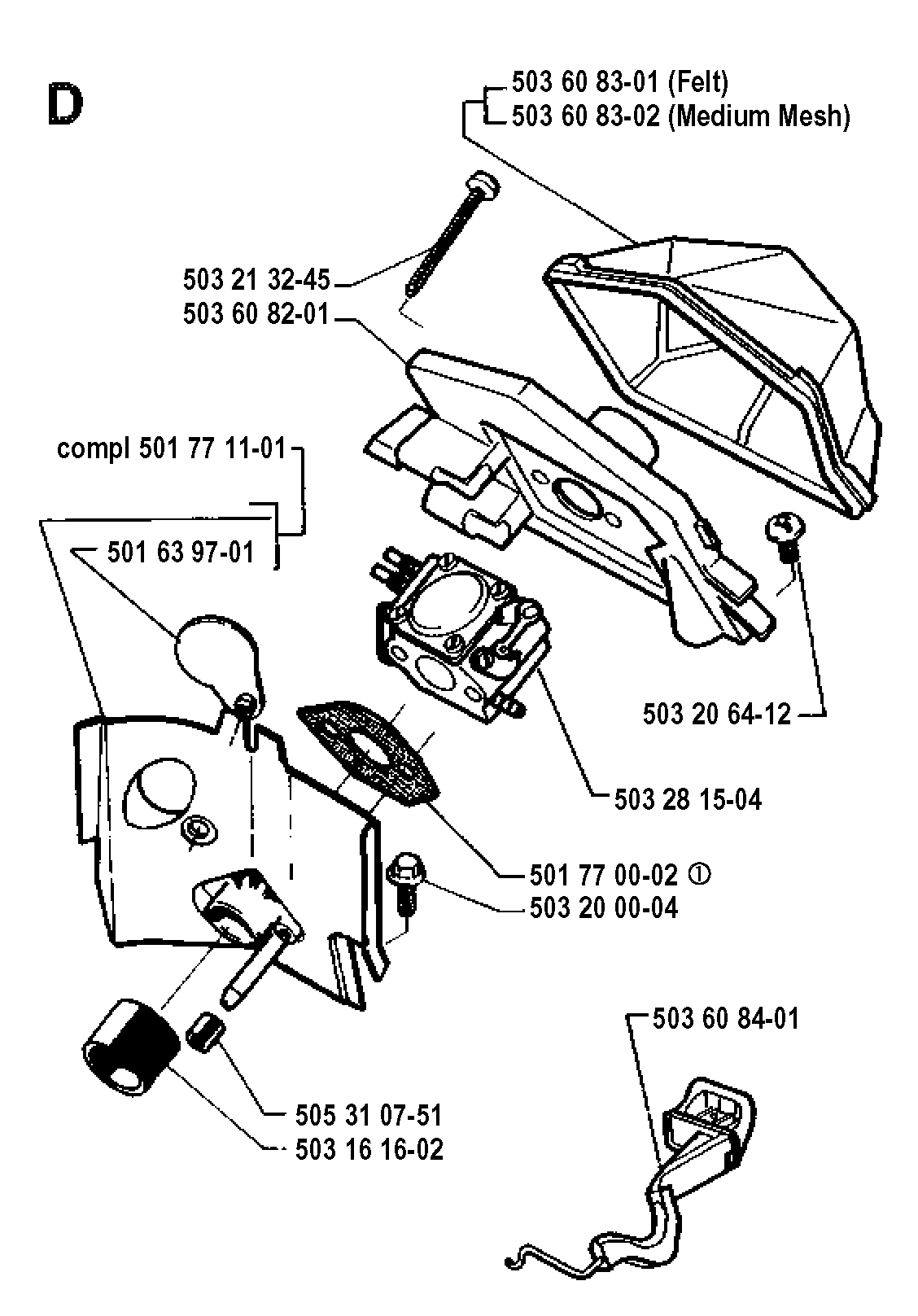 CARBURETOR & AIR FILTER