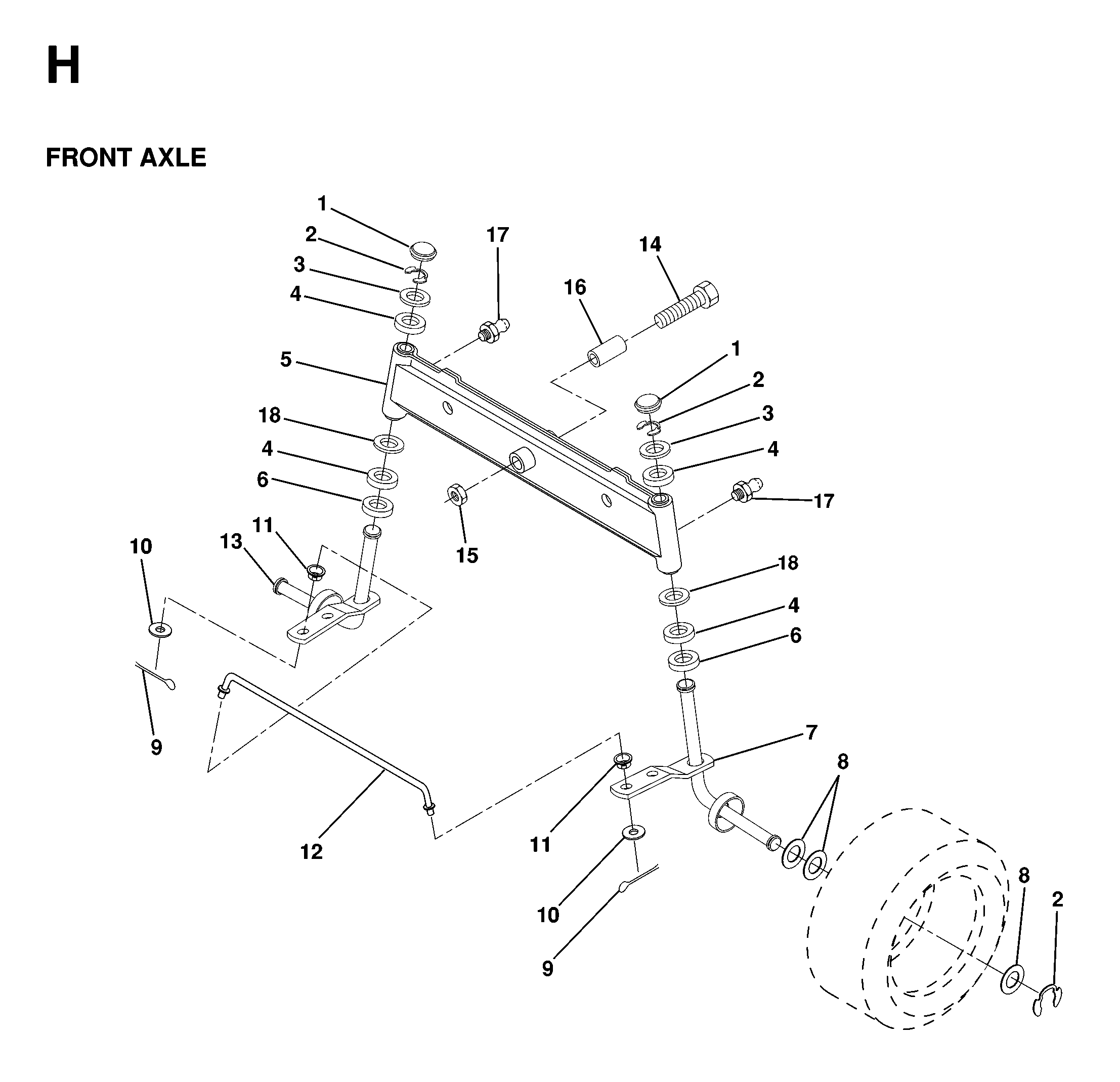 FRONT AXLE 