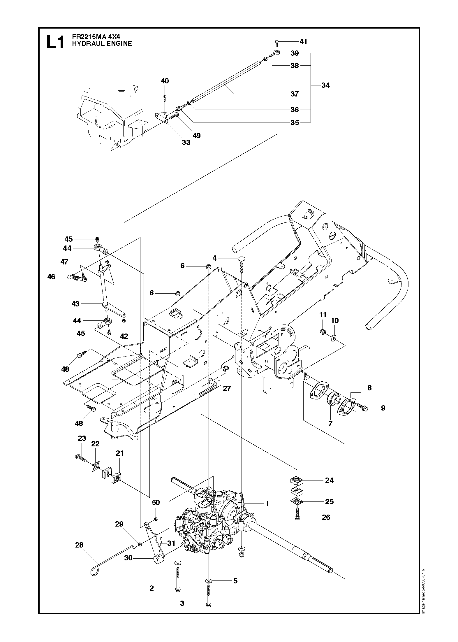 HYDRAULIC PUMP - MOTOR