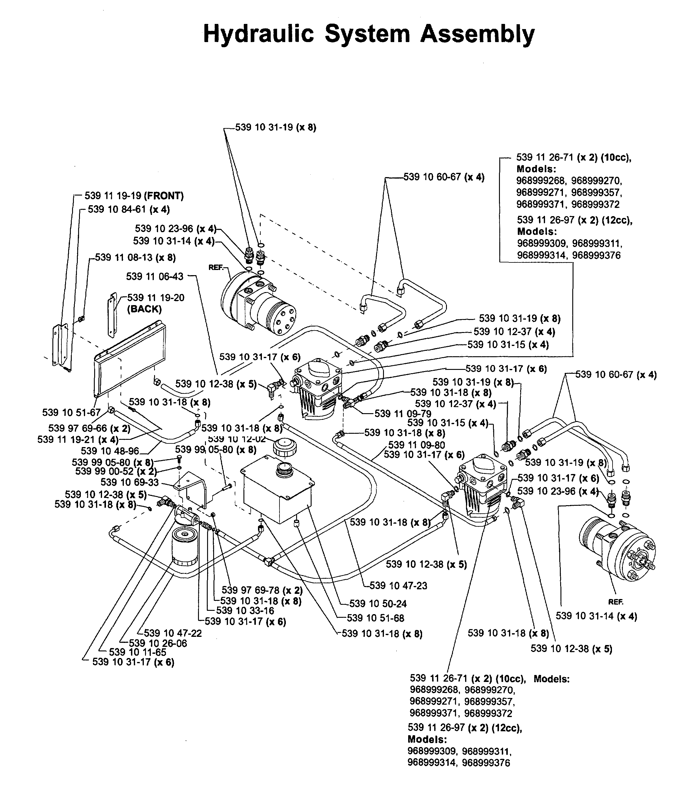 HYDRAULIC PUMP - MOTOR