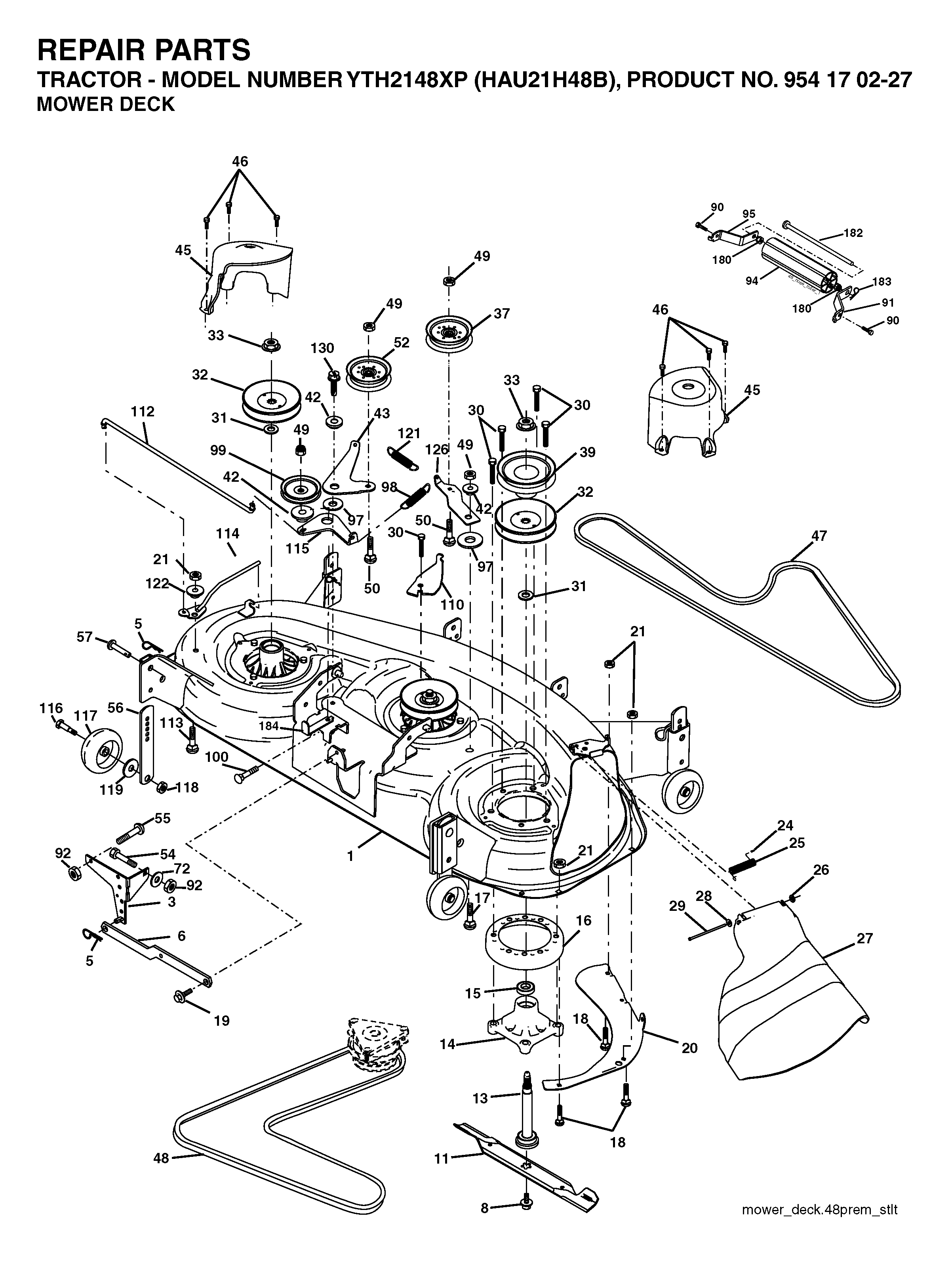 MOWER DECK / CUTTING DECK