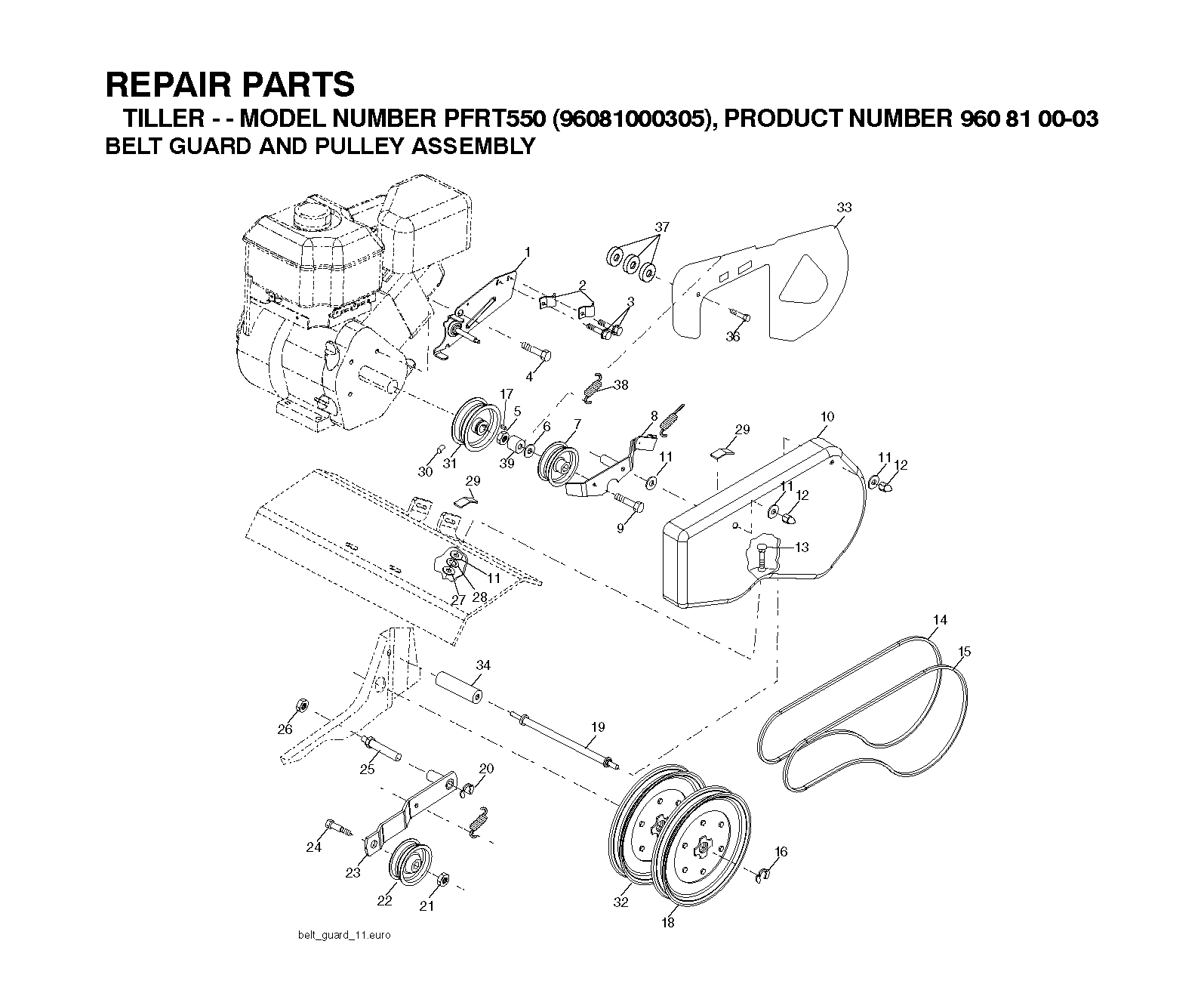 BELT GUARD & PULLEY