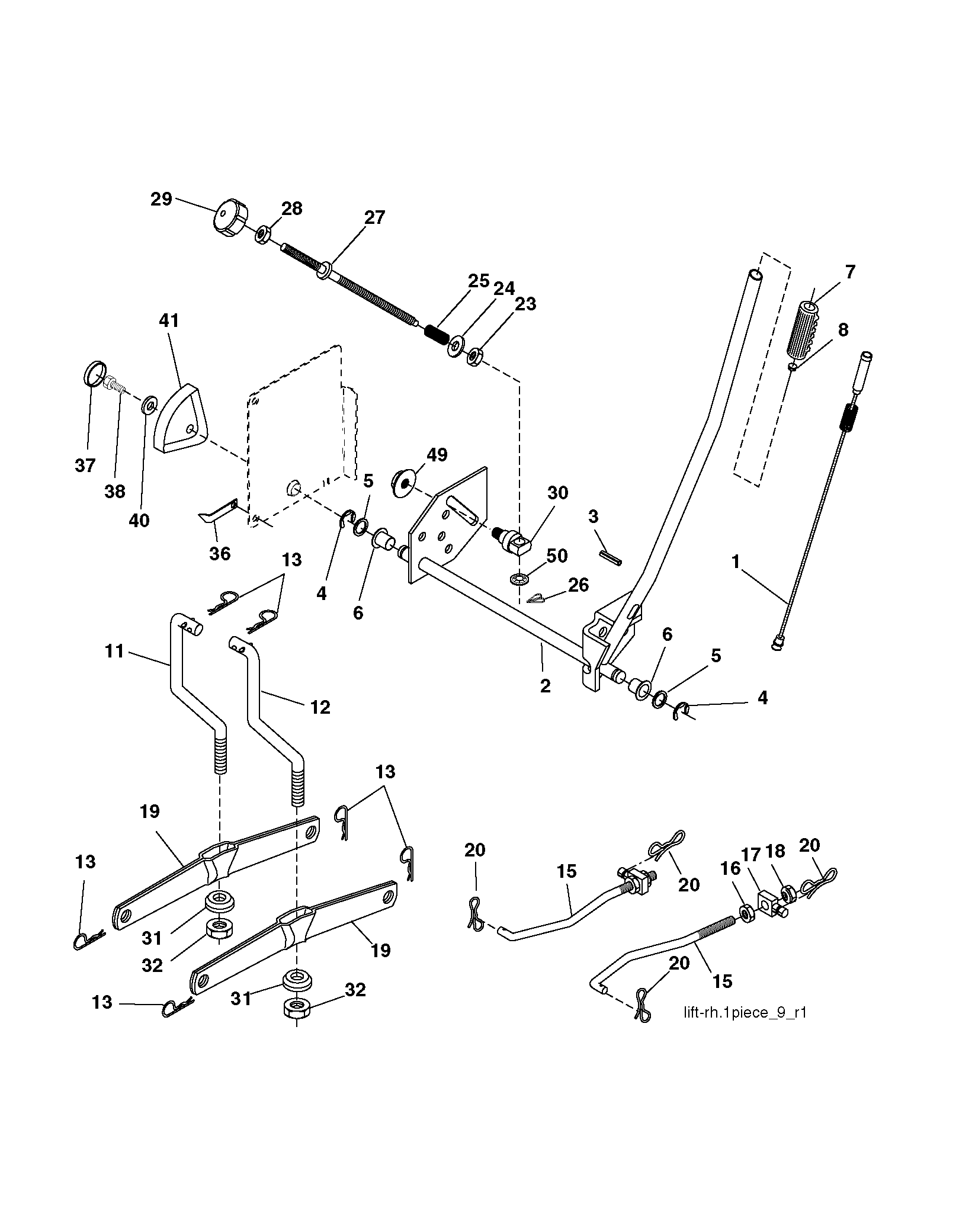 MOWER LIFT / DECK LIFT